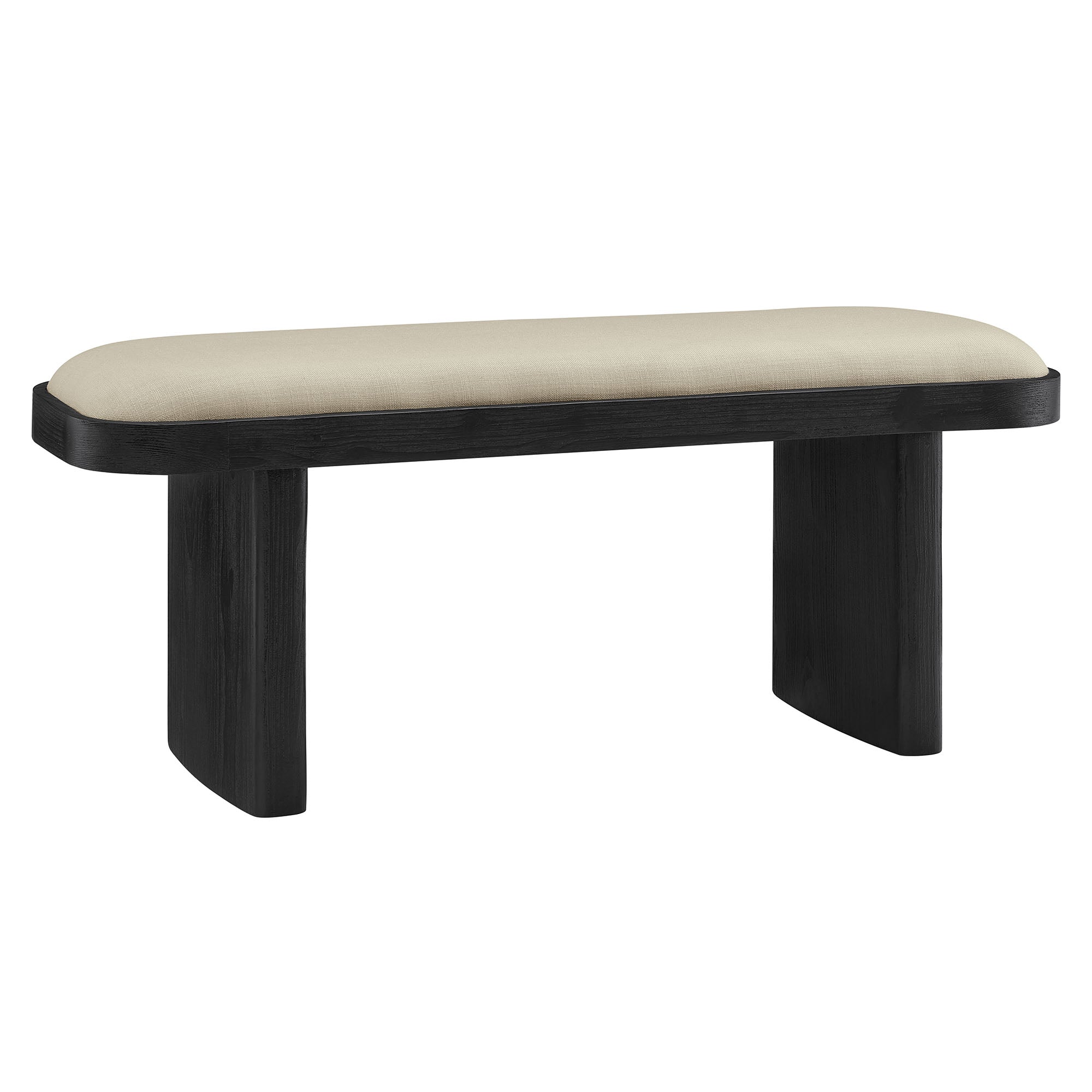 Modway Iver 43" Upholstered Wood Accent Bench