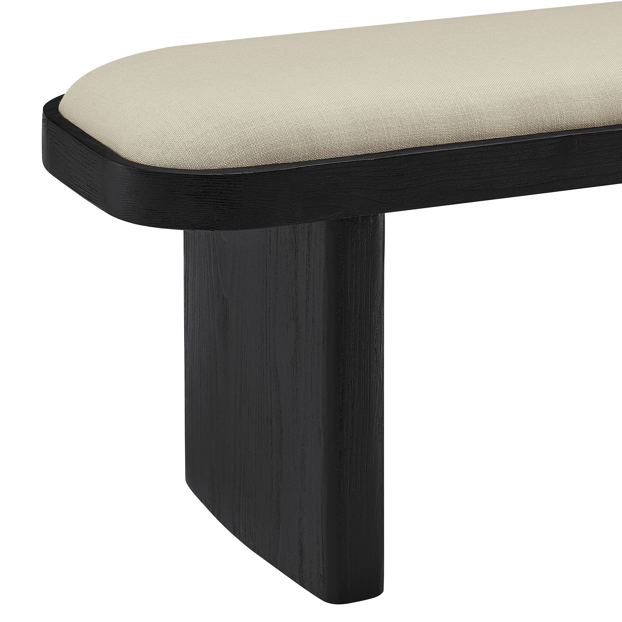 Modway Iver 43" Upholstered Wood Accent Bench