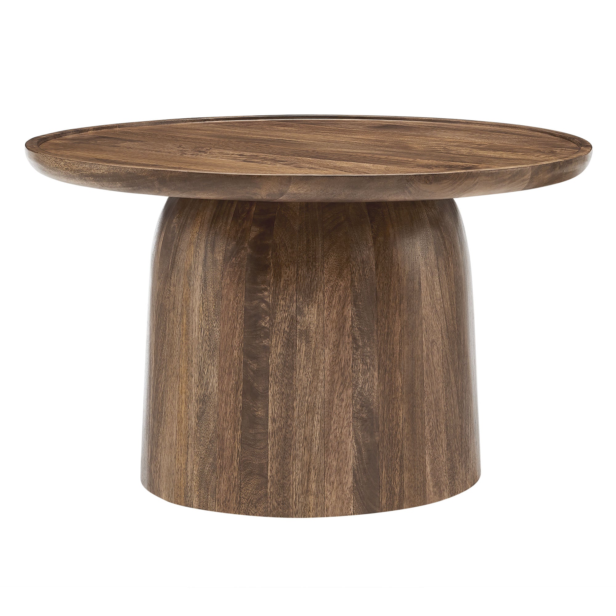 Modway Holloway 30" Round Wood Coffee Table
