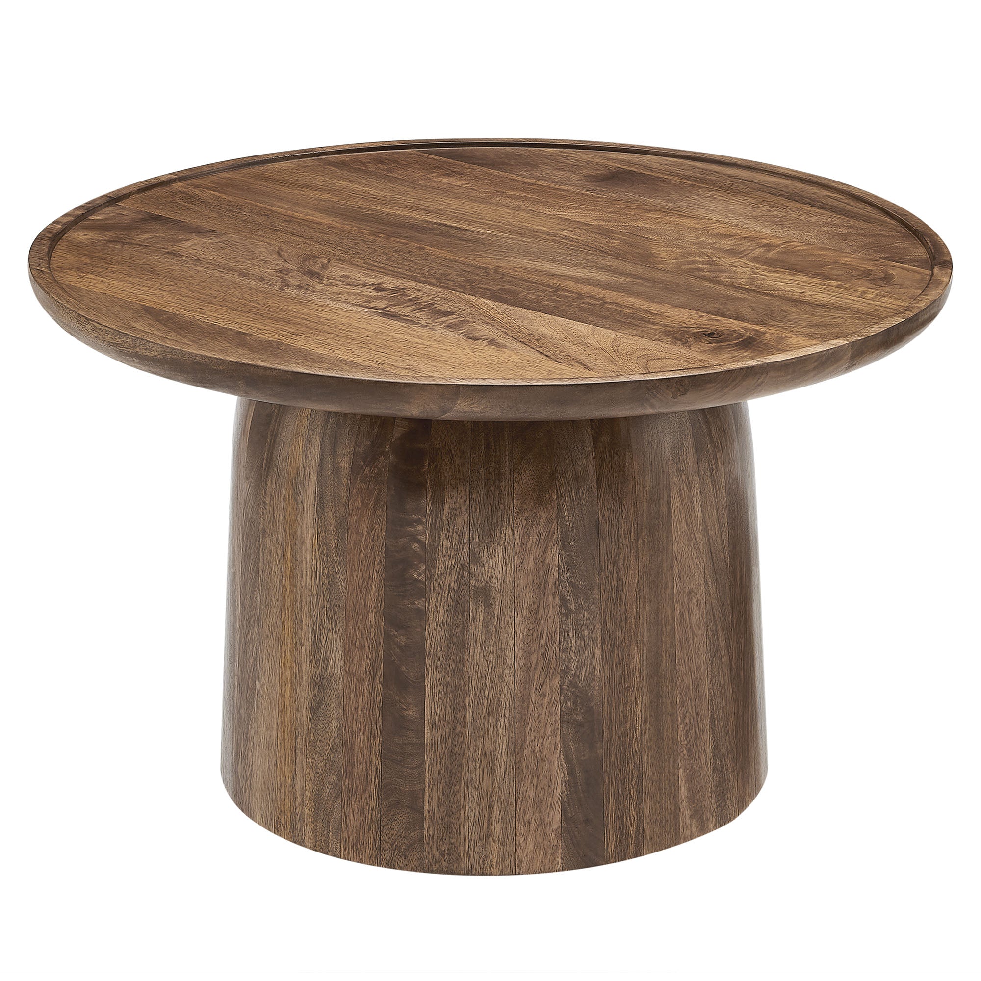 Modway Holloway 30" Round Wood Coffee Table