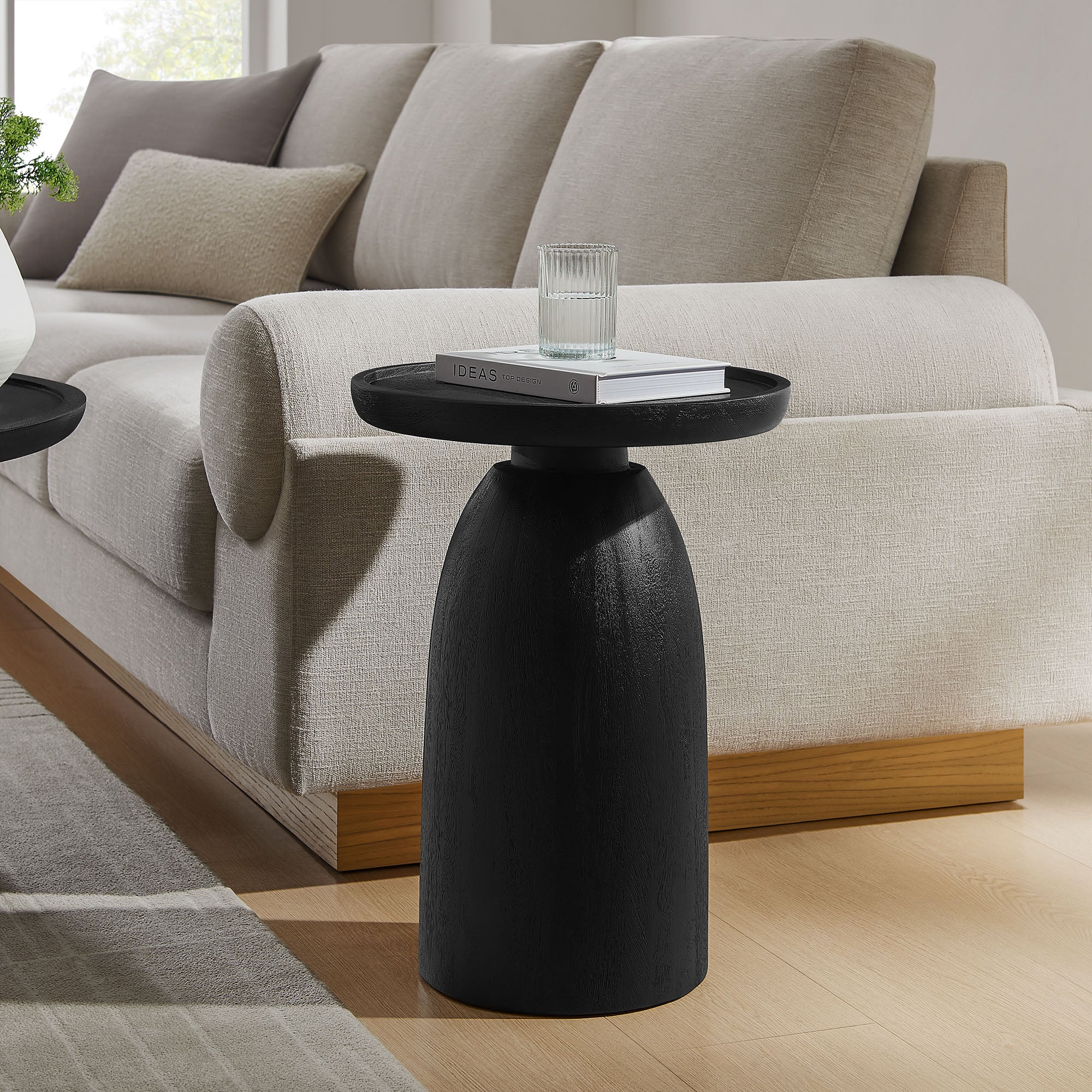 Modway Holloway Round Wood Side Table