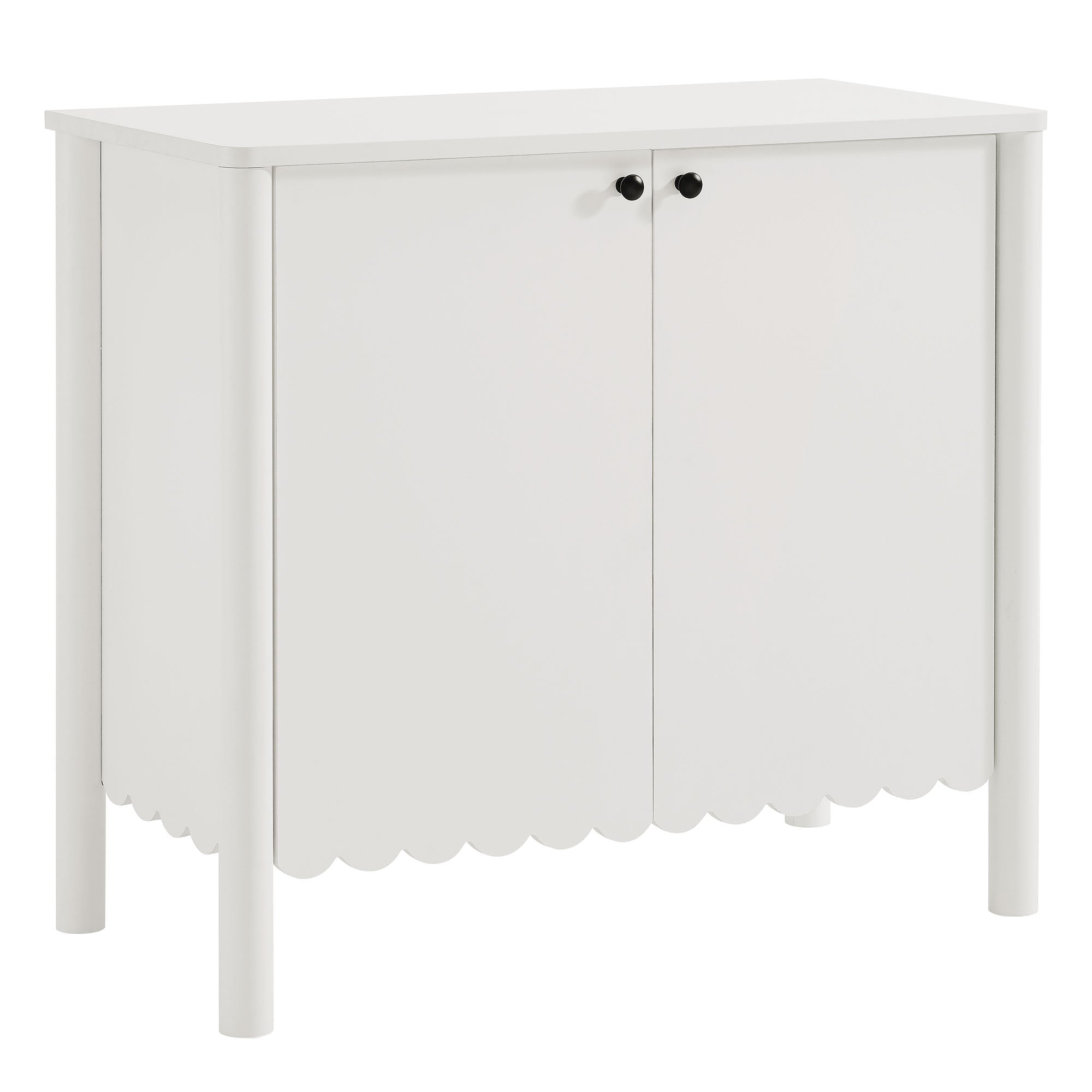 Modway Emmeline 35" 2-Door Scalloped Sideboard Cabinet