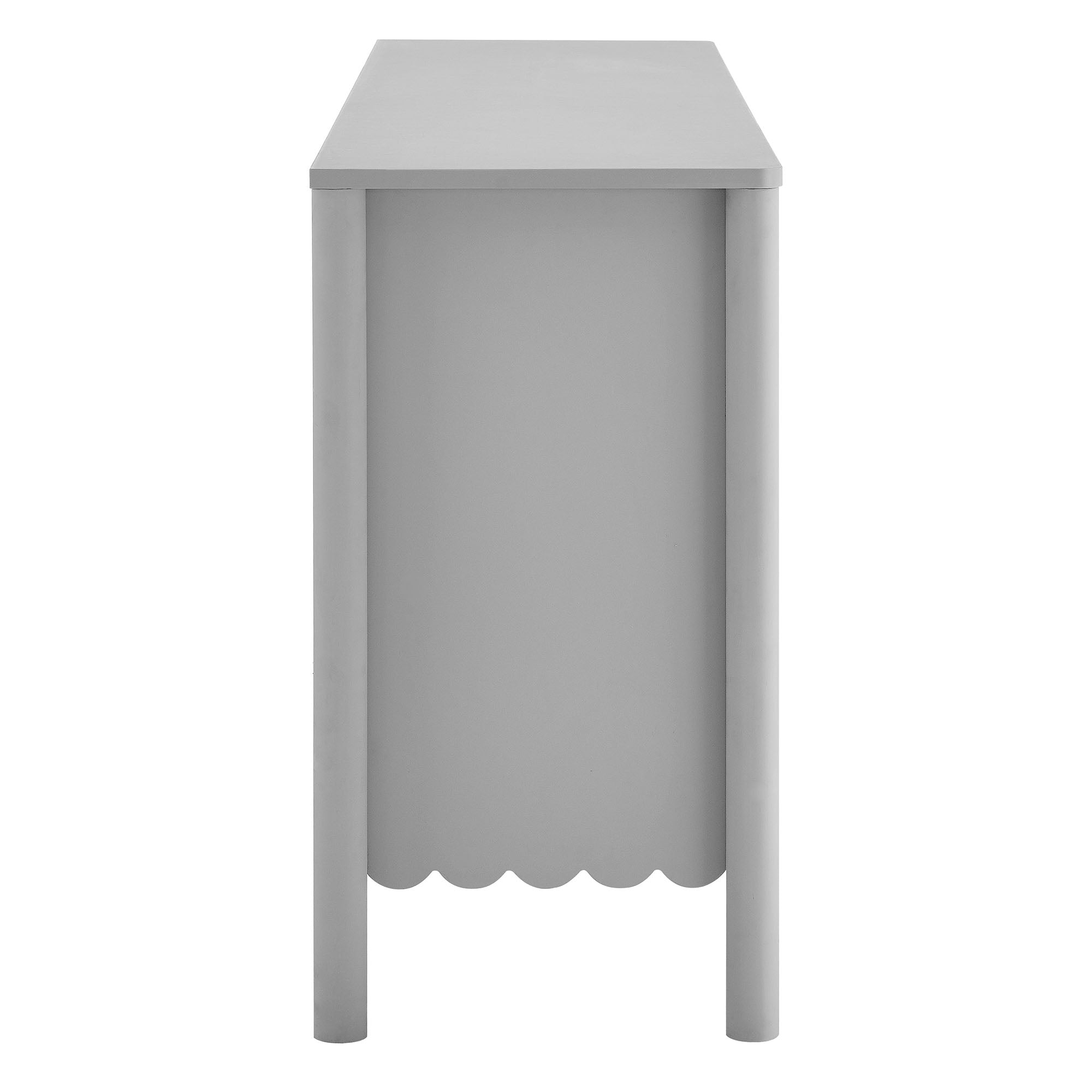 Modway Emmeline 66" 4-Door Scalloped Sideboard Cabinet
