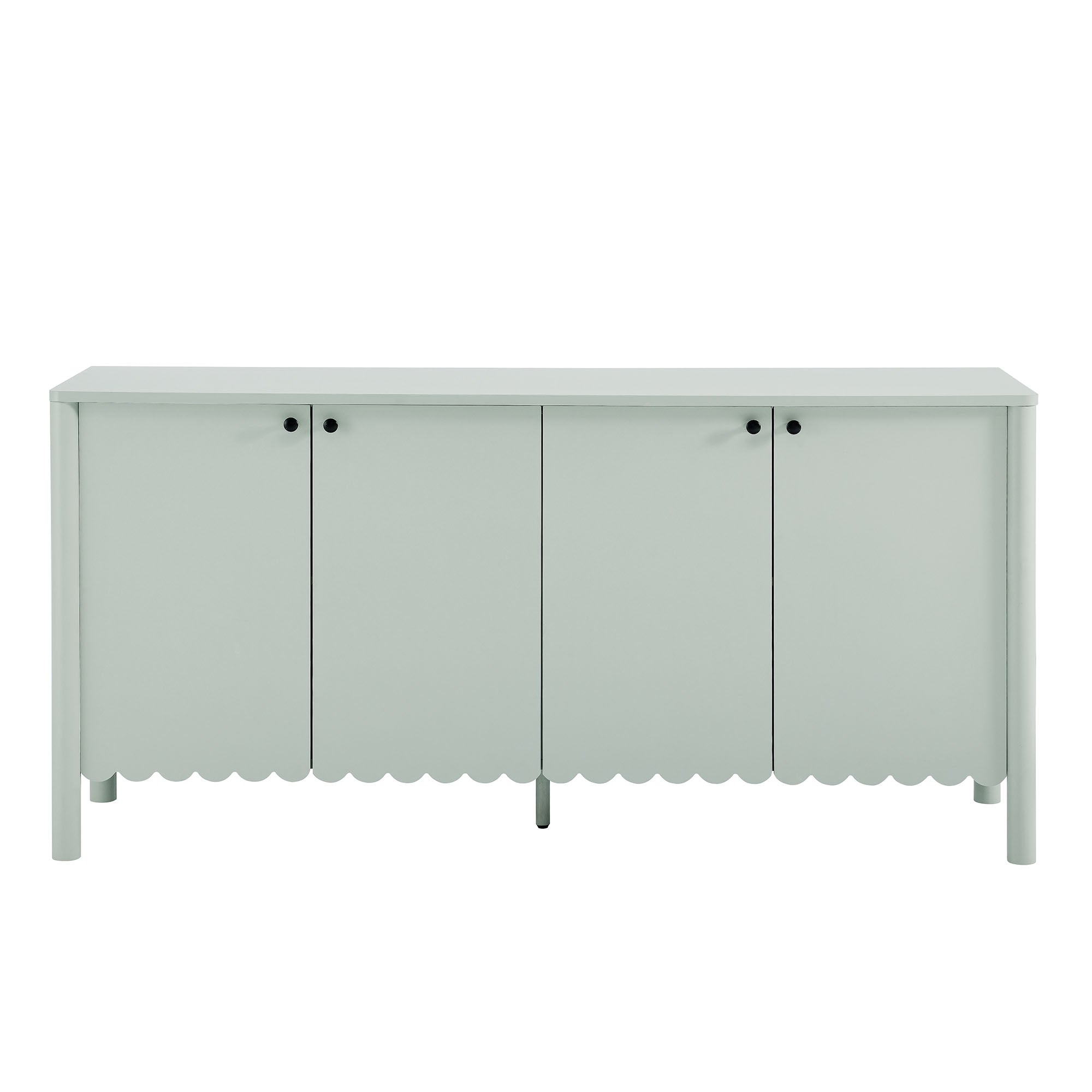 Modway Emmeline 66" 4-Door Scalloped Sideboard Cabinet