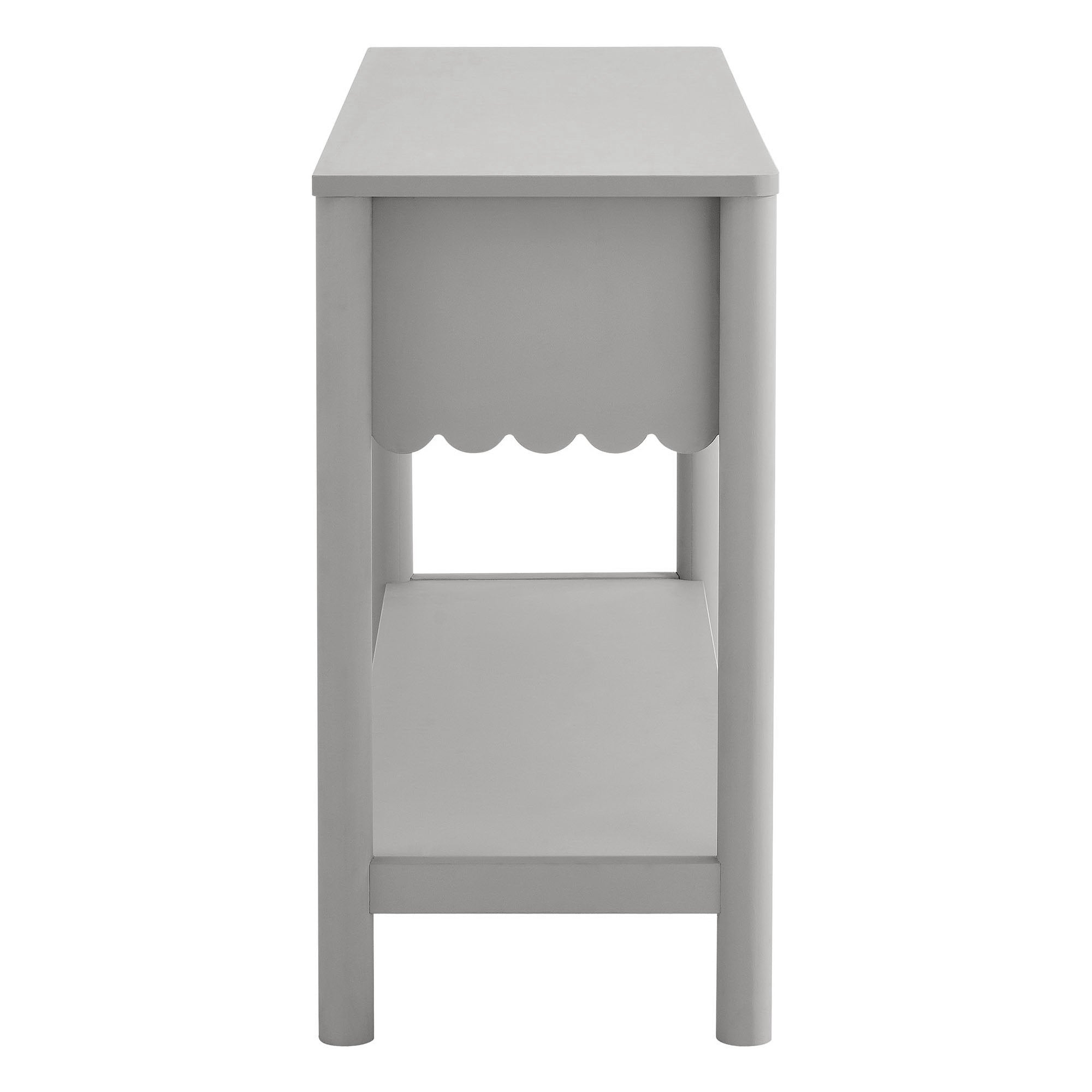 Modway Emmeline 3-Drawer Scalloped Console Table