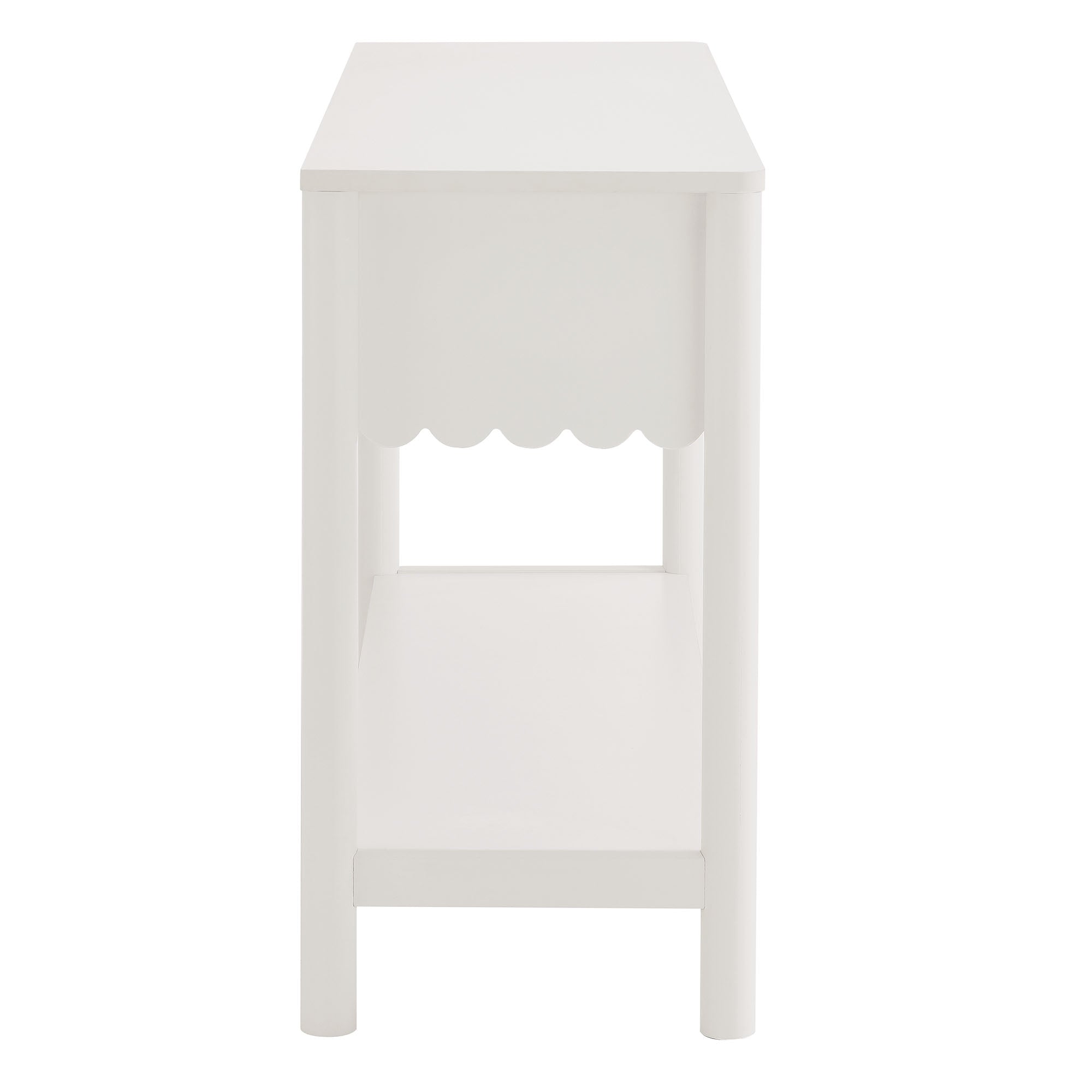 Modway Emmeline 3-Drawer Scalloped Console Table