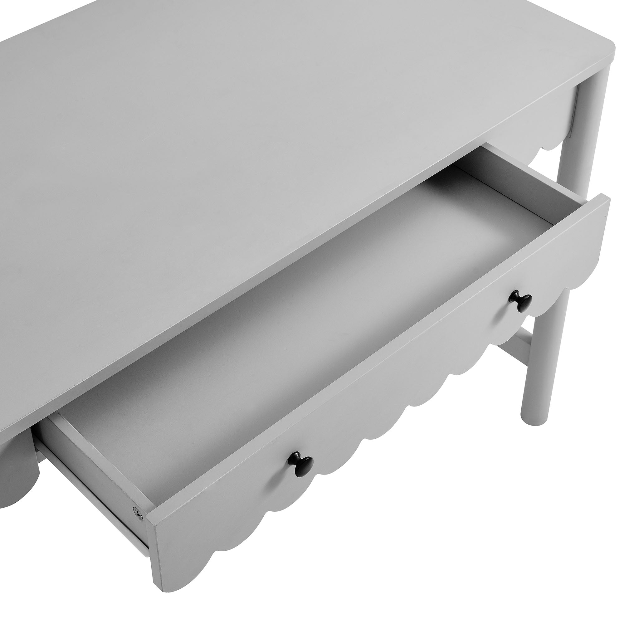 Modway Emmeline 1-Drawer Scallop Writing Desk