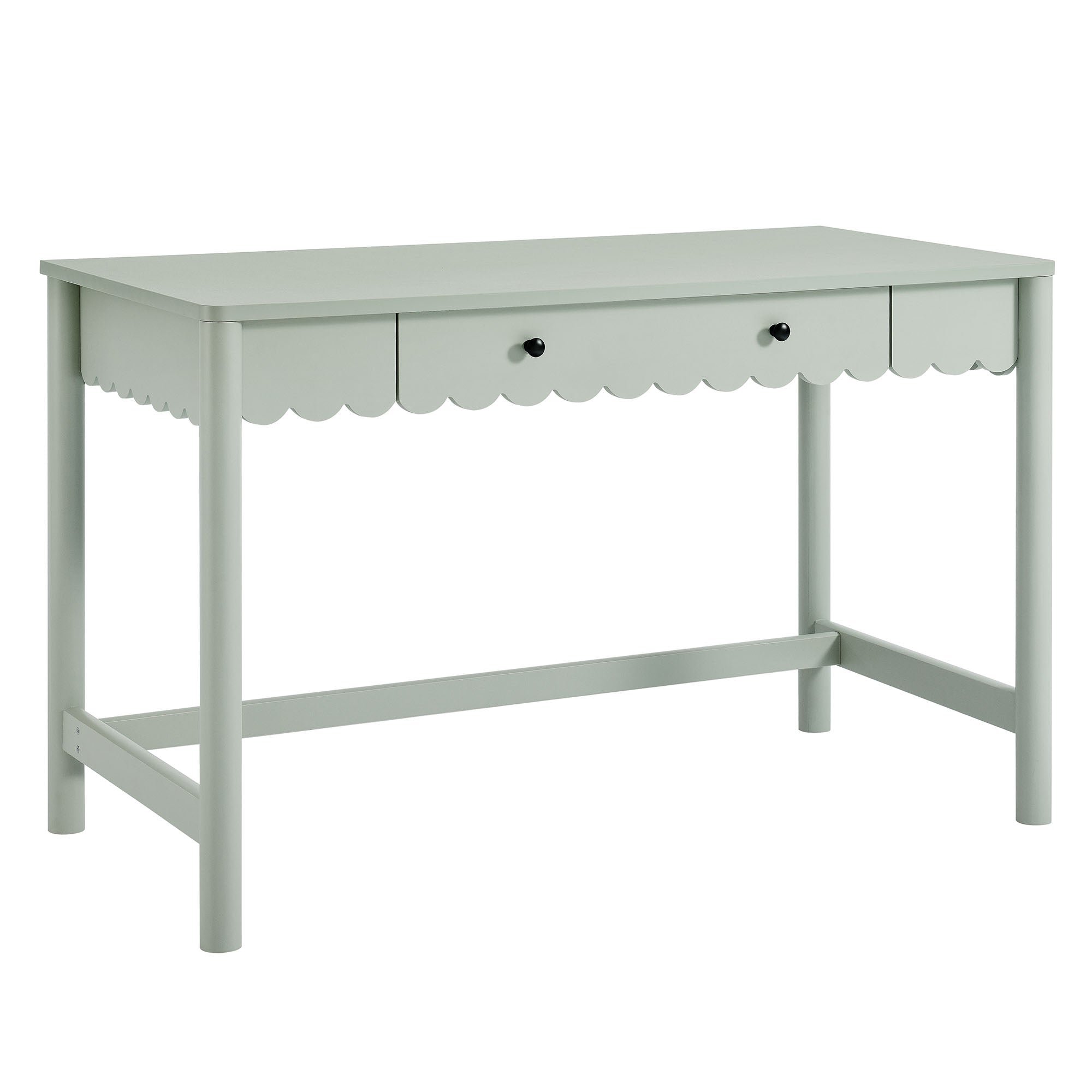 Modway Emmeline 1-Drawer Scallop Writing Desk