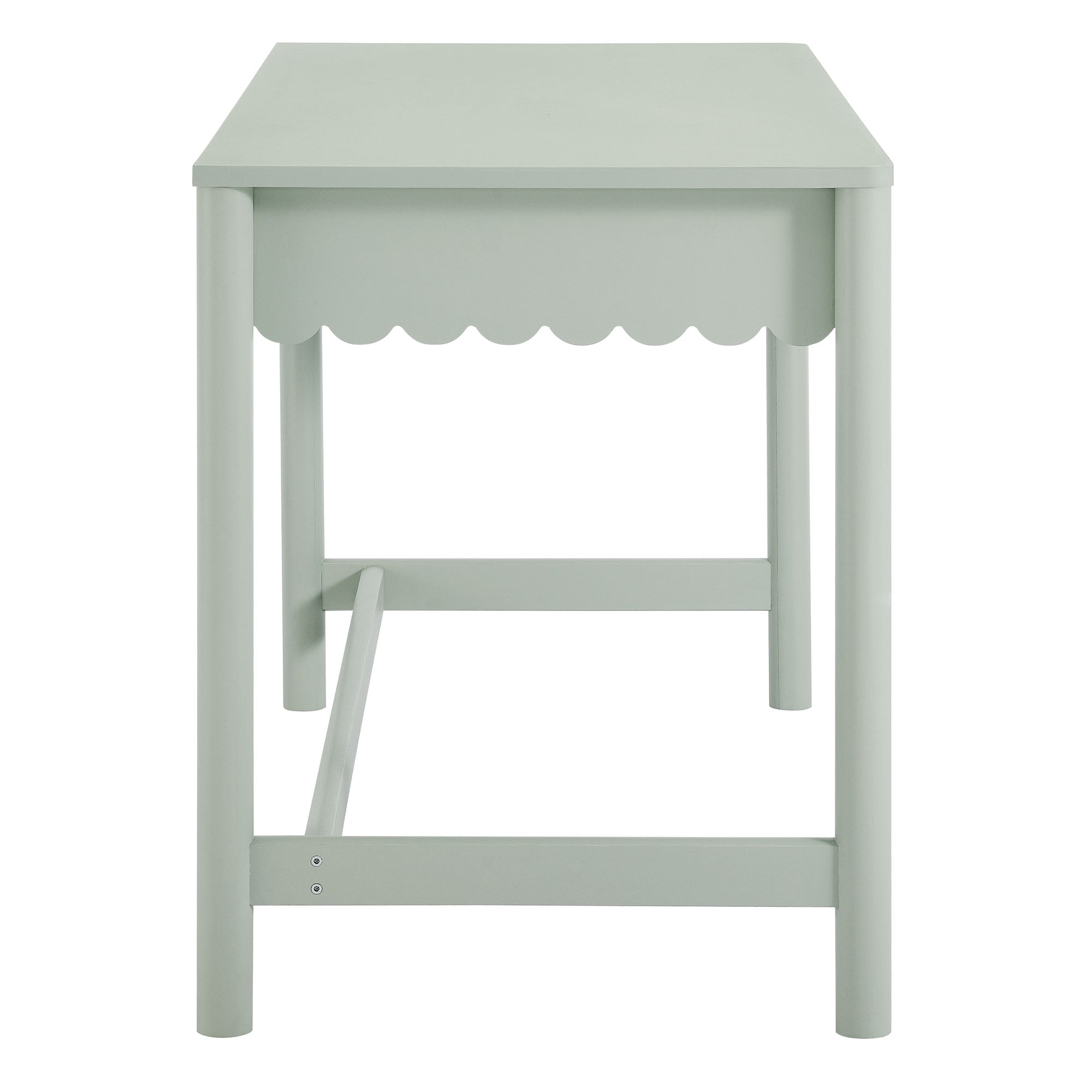 Modway Emmeline 1-Drawer Scallop Writing Desk
