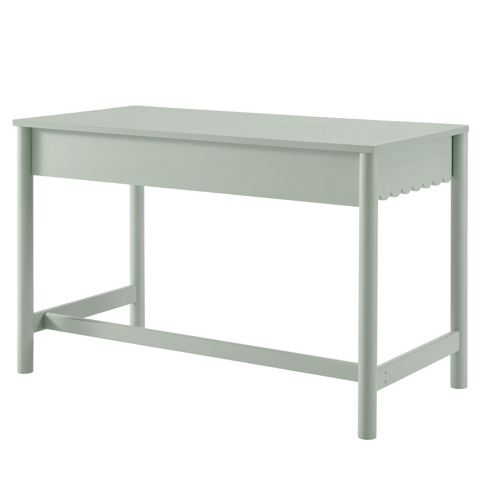 Modway Emmeline 1-Drawer Scallop Writing Desk