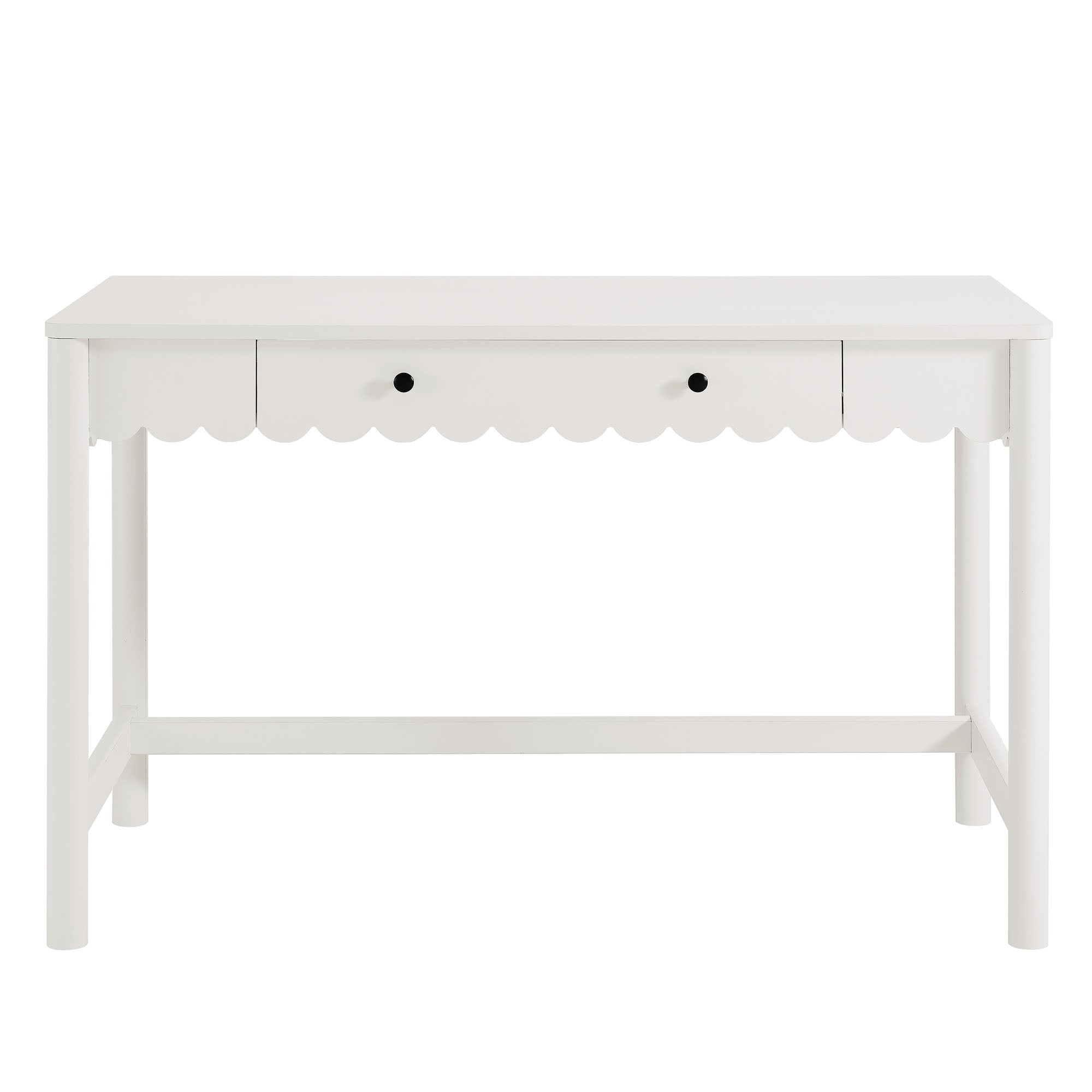 Modway Emmeline 1-Drawer Scallop Writing Desk
