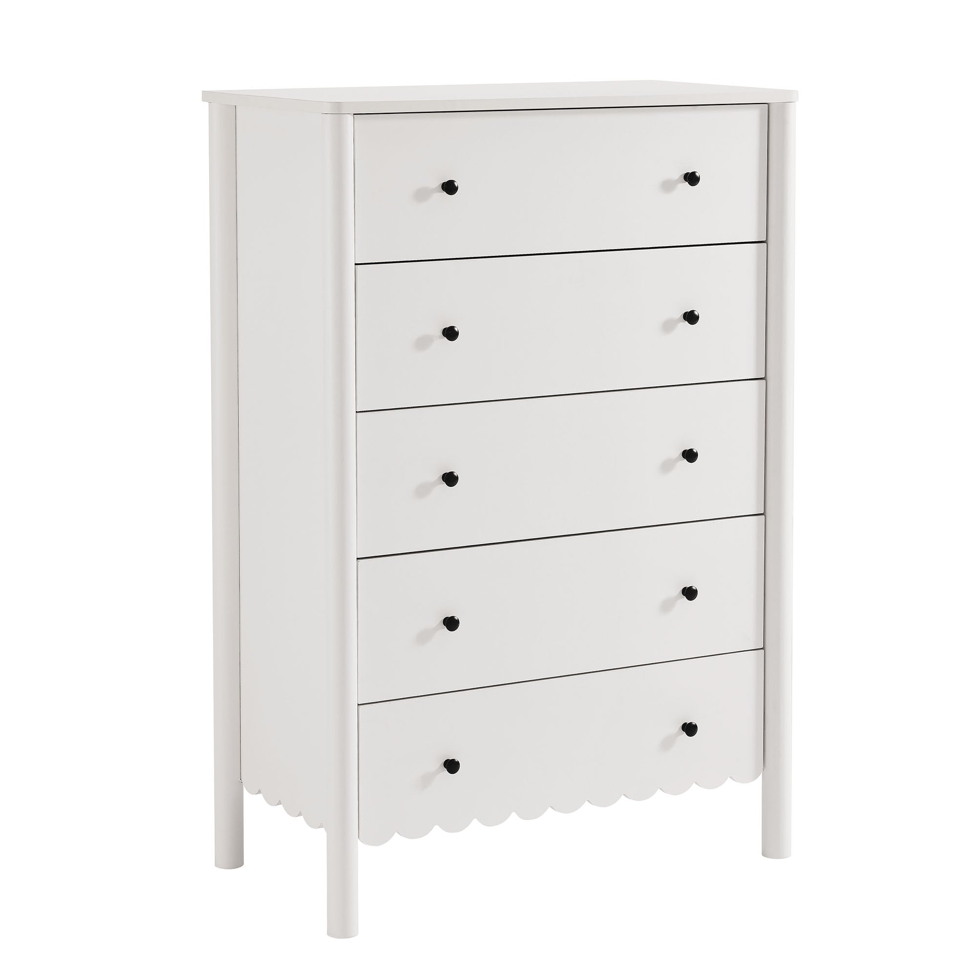 Modway Emmeline Scalloped 5-Drawer Chest