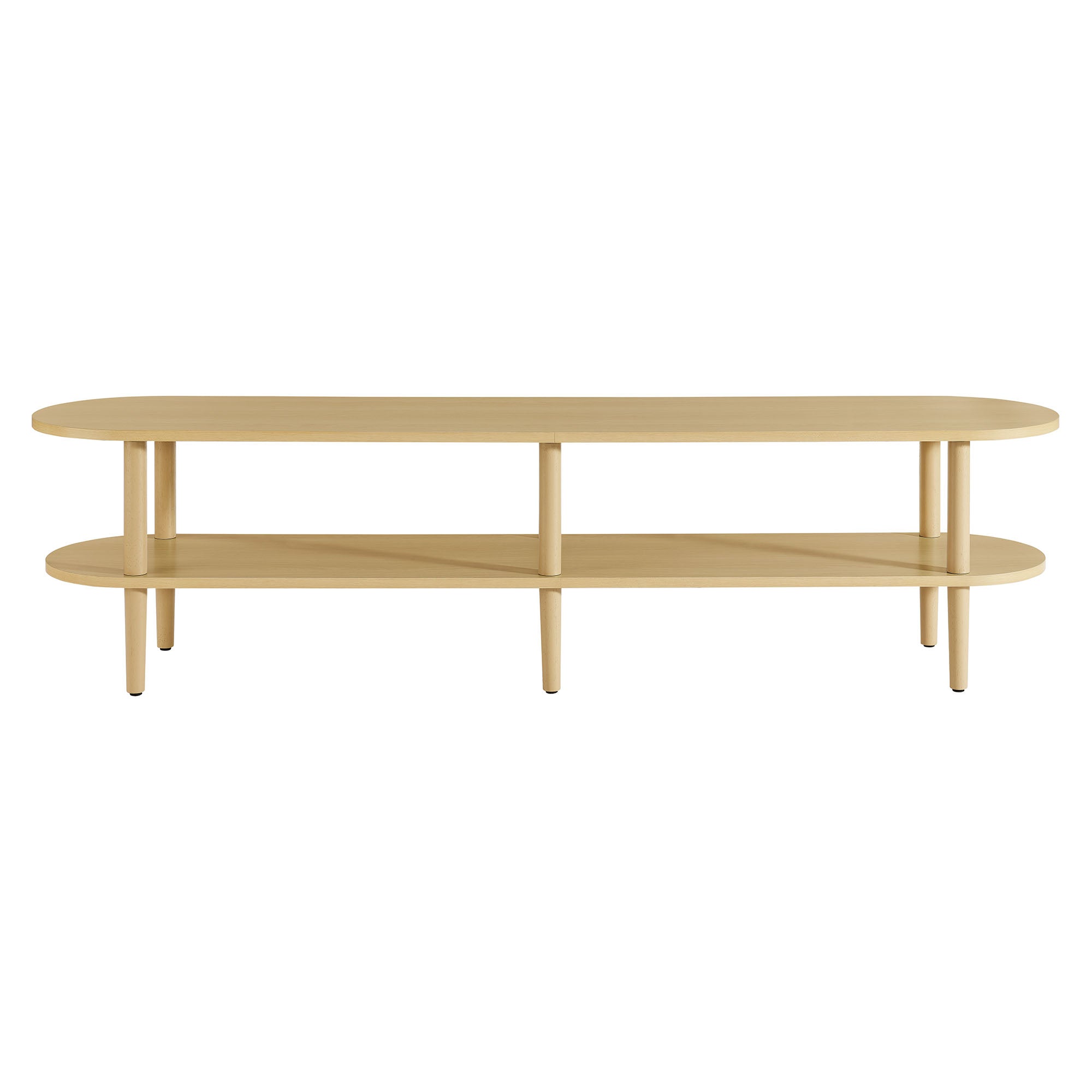 Modway Torus Oval Wood TV Stand