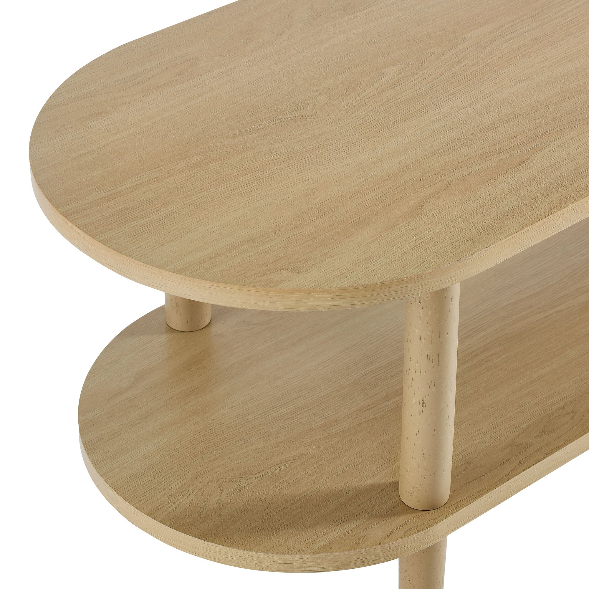 Modway Torus Oval Wood TV Stand