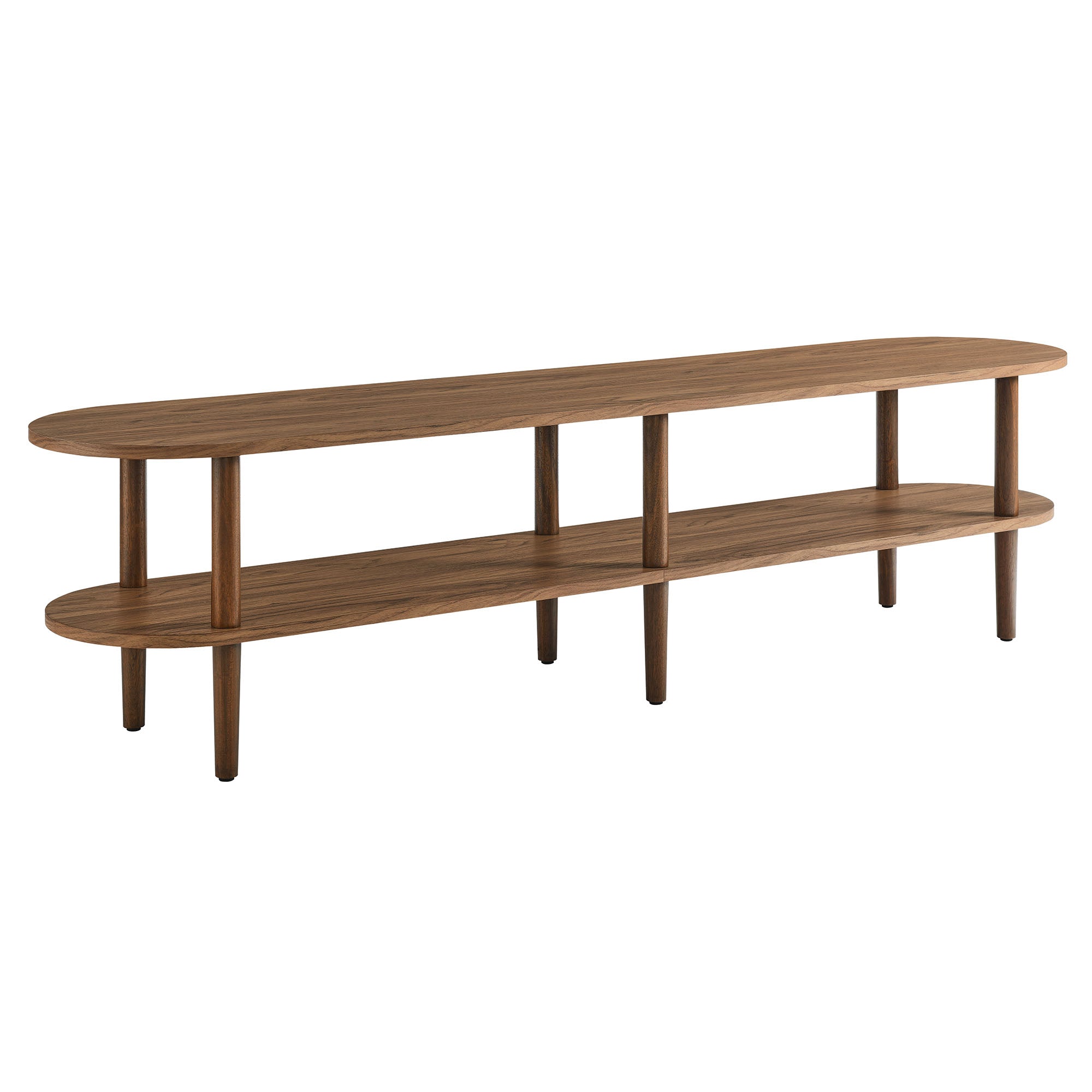 Modway Torus Oval Wood TV Stand