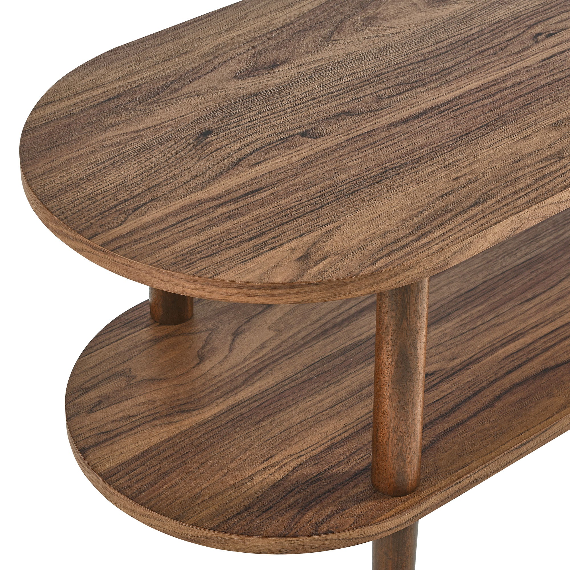 Modway Torus Oval Wood TV Stand