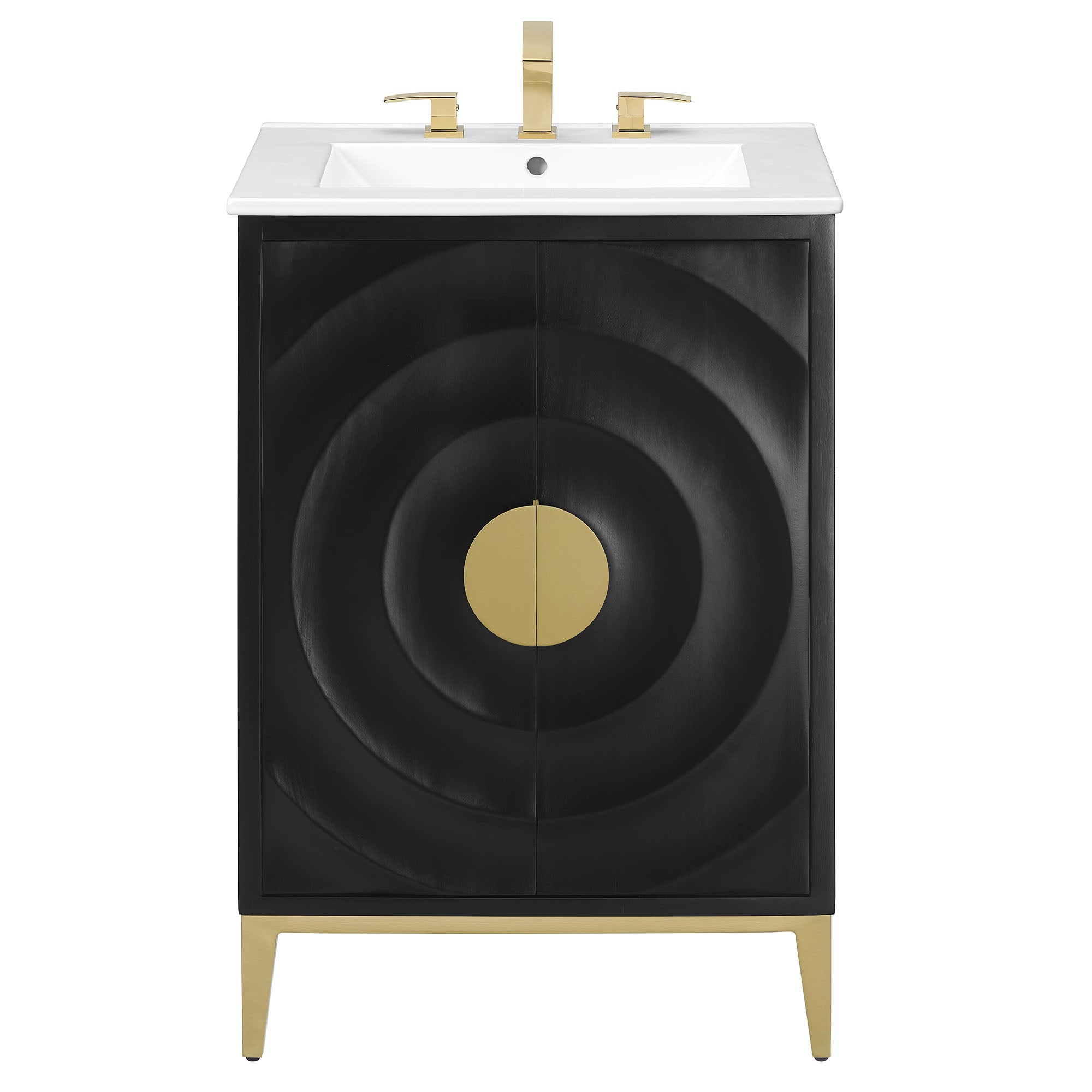 Modway Beau 24" Wood Bathroom Vanity with Basin