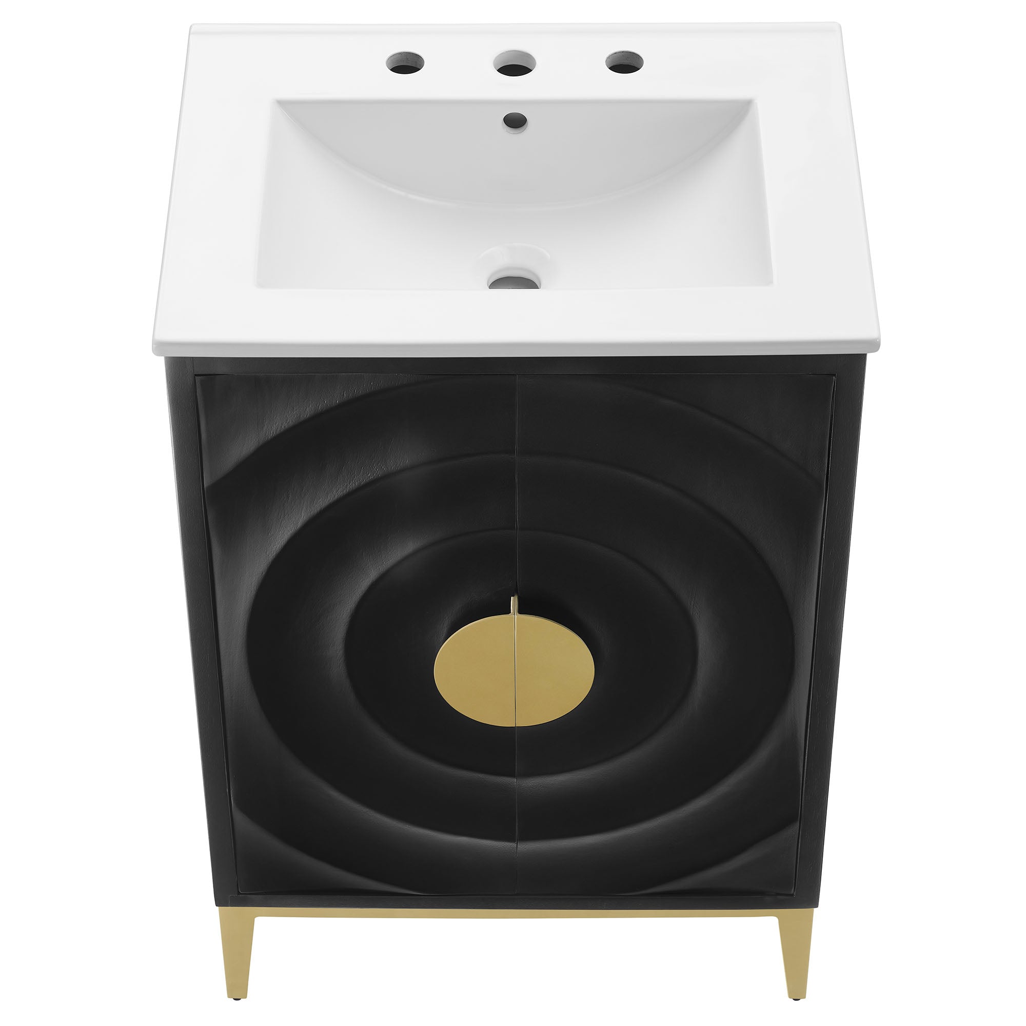 Modway Beau 24" Wood Bathroom Vanity with Basin