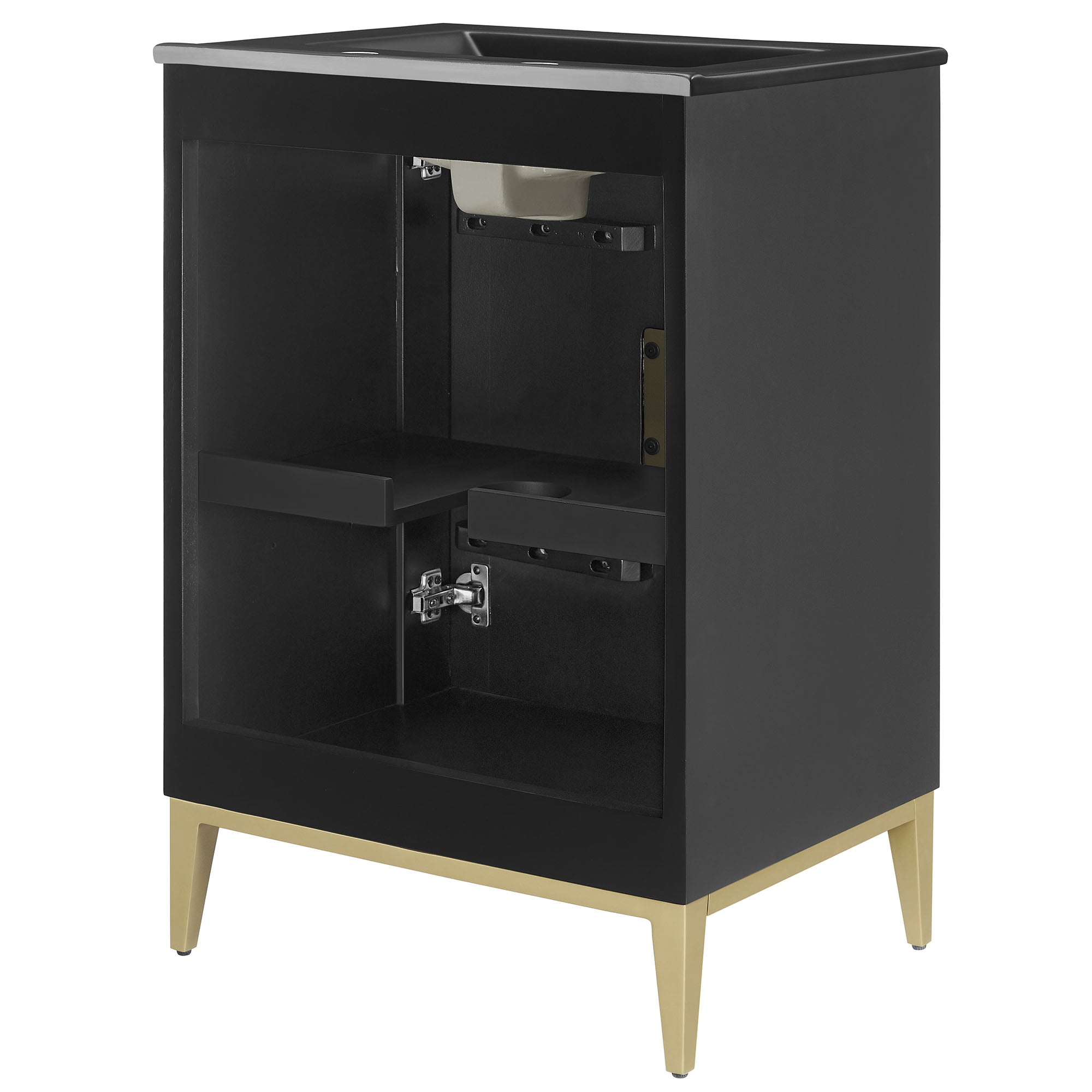 Modway Beau 24" Wood Bathroom Vanity with Basin
