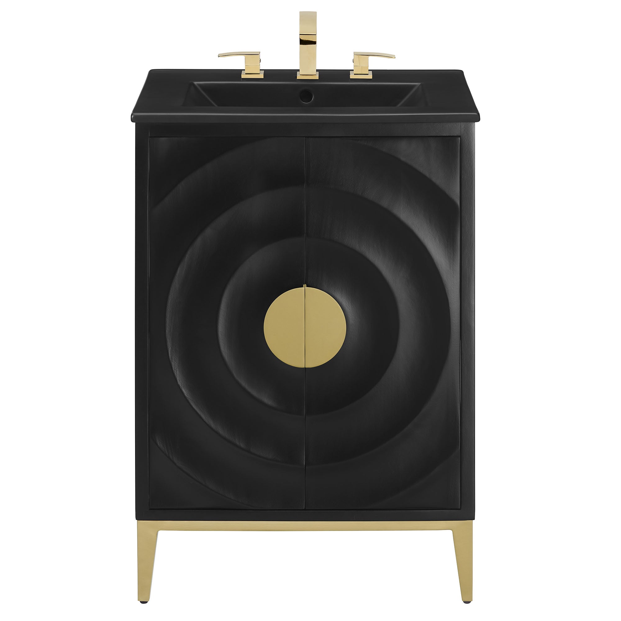 Modway Beau 24" Wood Bathroom Vanity with Basin