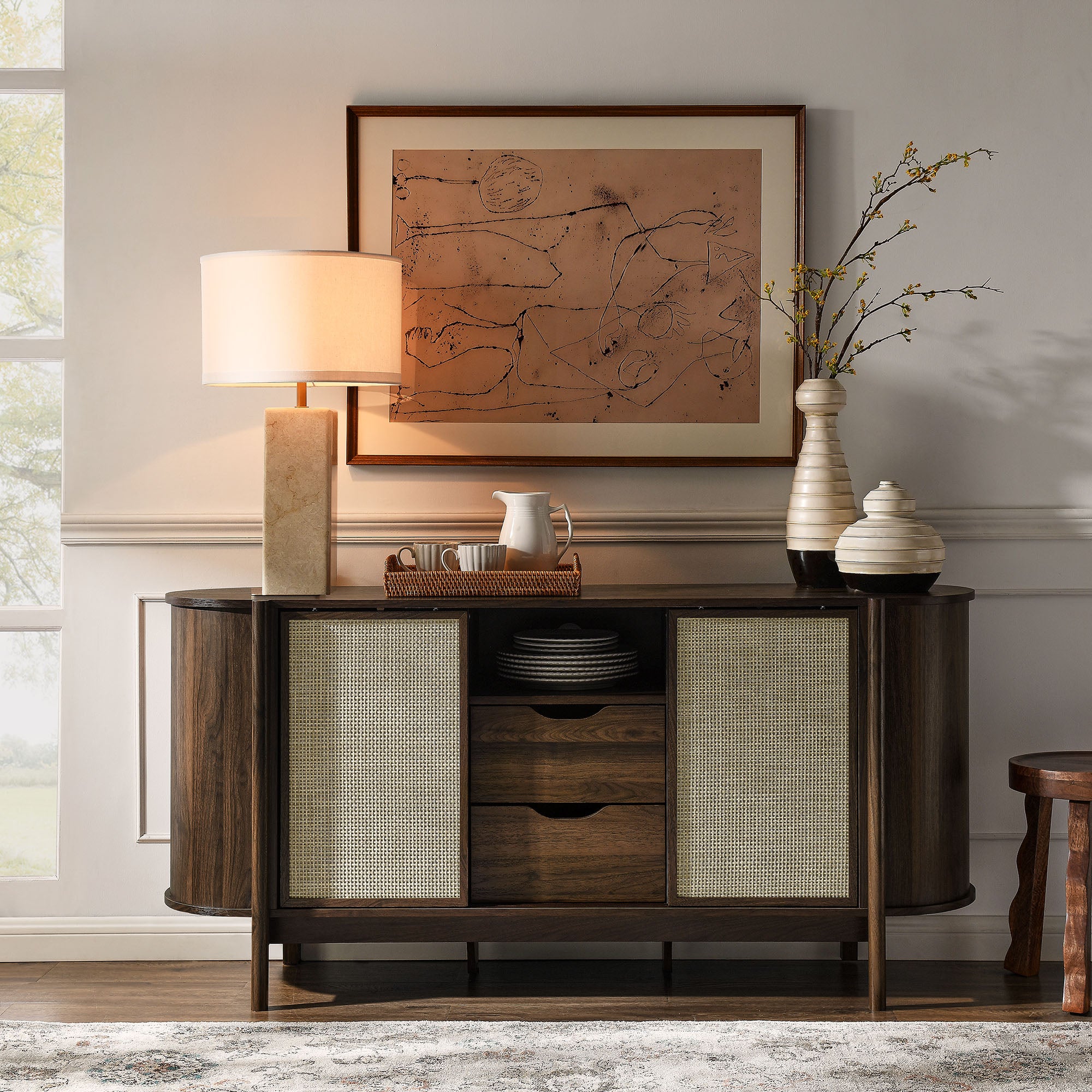 Modway Reid 63" Curved Sideboard