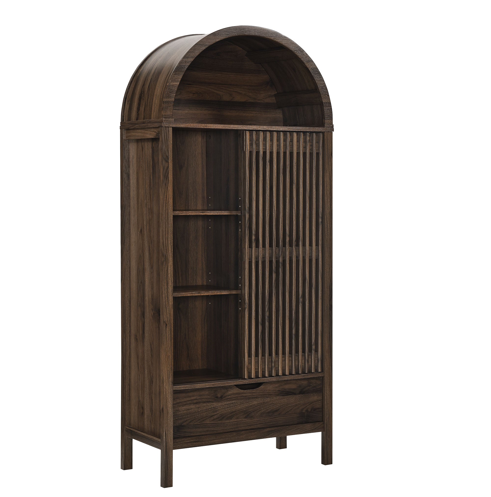 Modway Vaughn 71" Arched Storage Display Cabinet