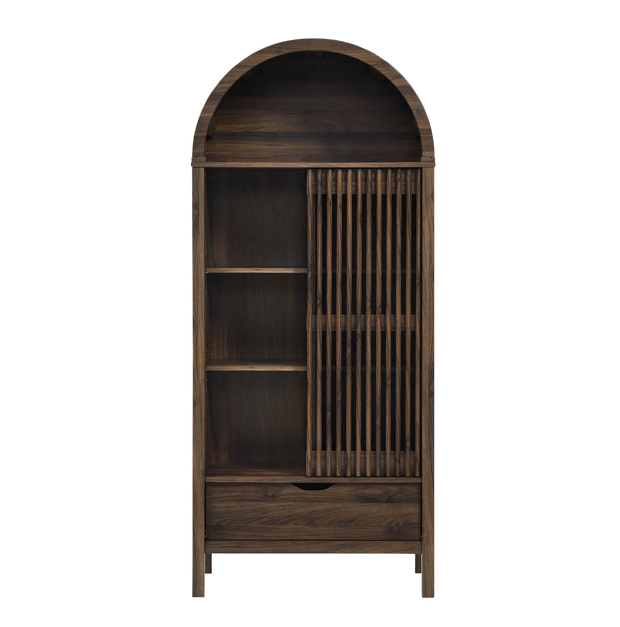 Modway Vaughn 71" Arched Storage Display Cabinet