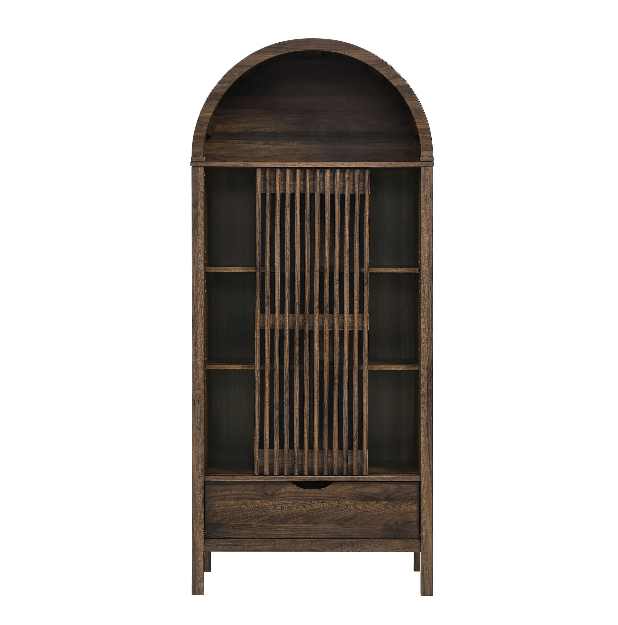 Modway Vaughn 71" Arched Storage Display Cabinet