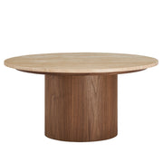 Modway Kioni Round Travertine Coffee Table