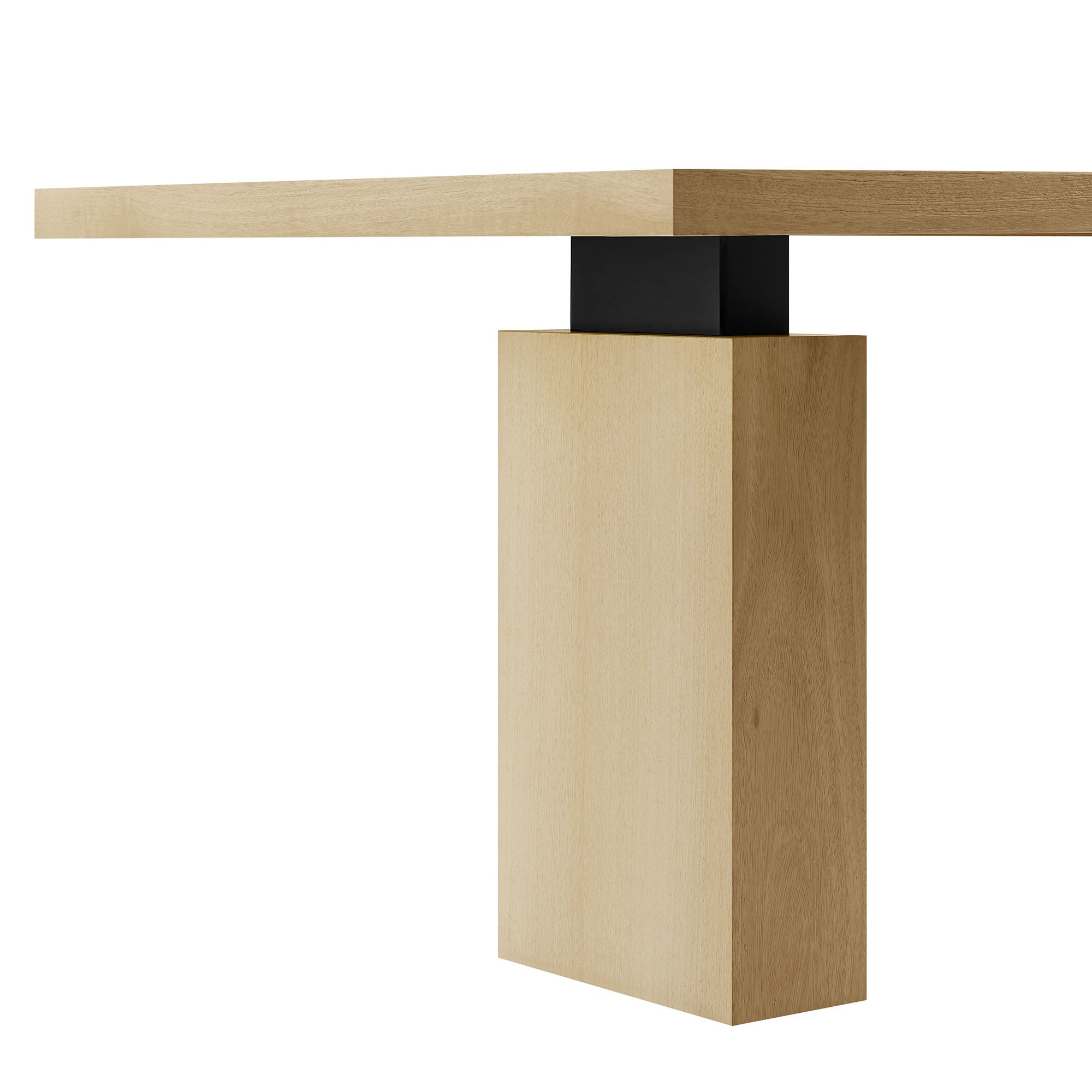 Modway Piston 82" Rectangular Wood Dining Table