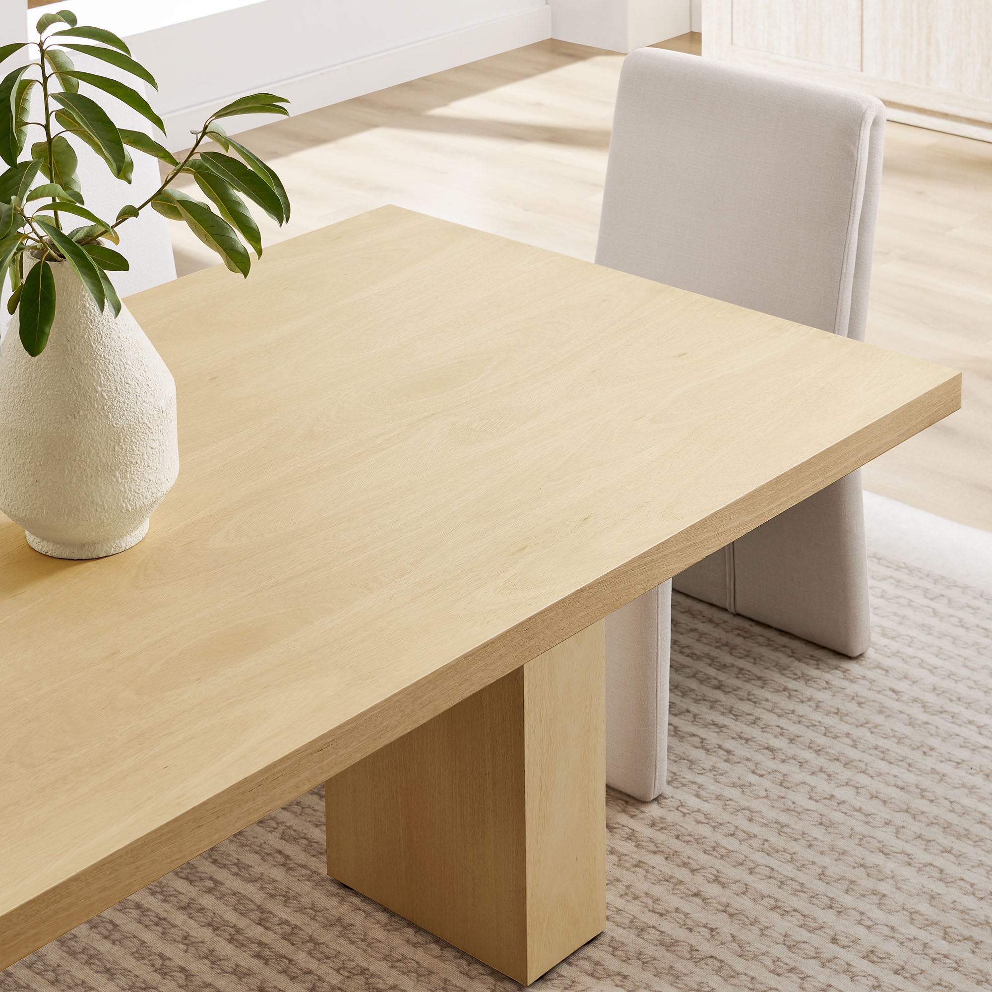 Modway Piston 82" Rectangular Wood Dining Table