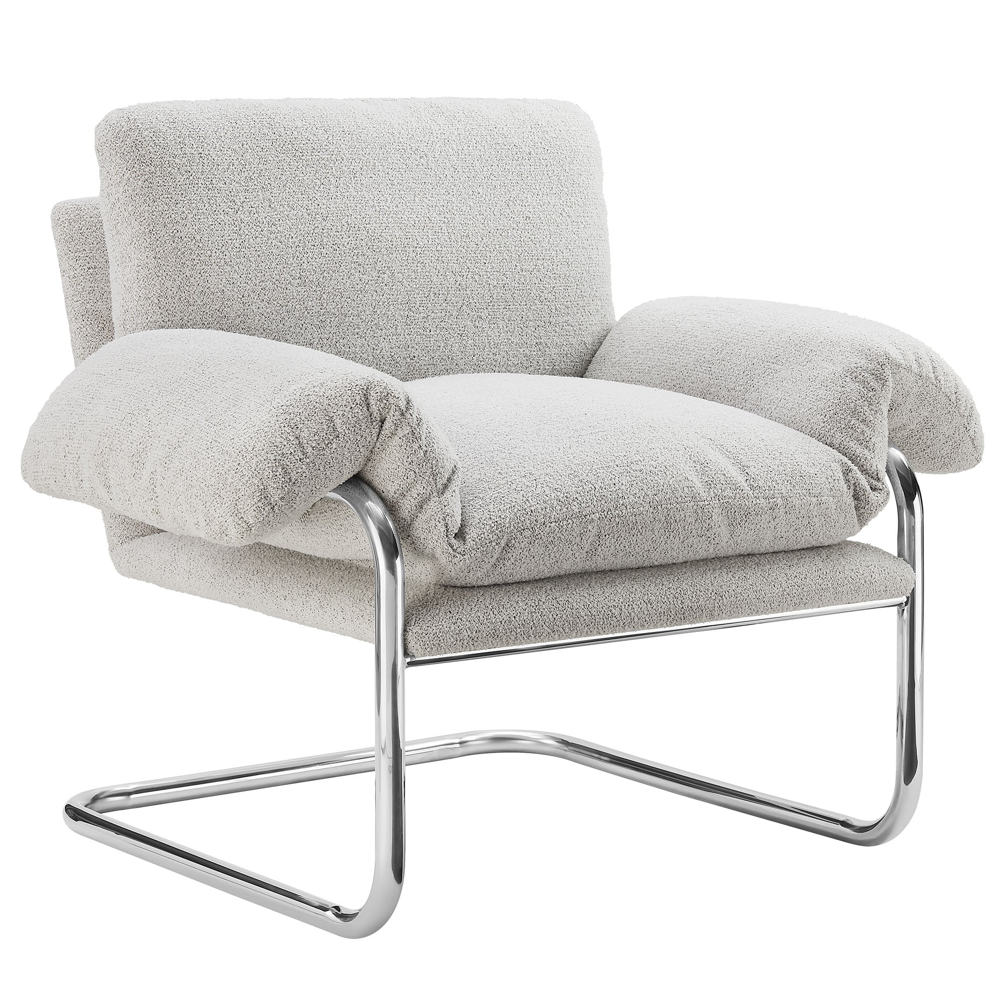 Modway Ansel Boucle Fabric Accent Chair
