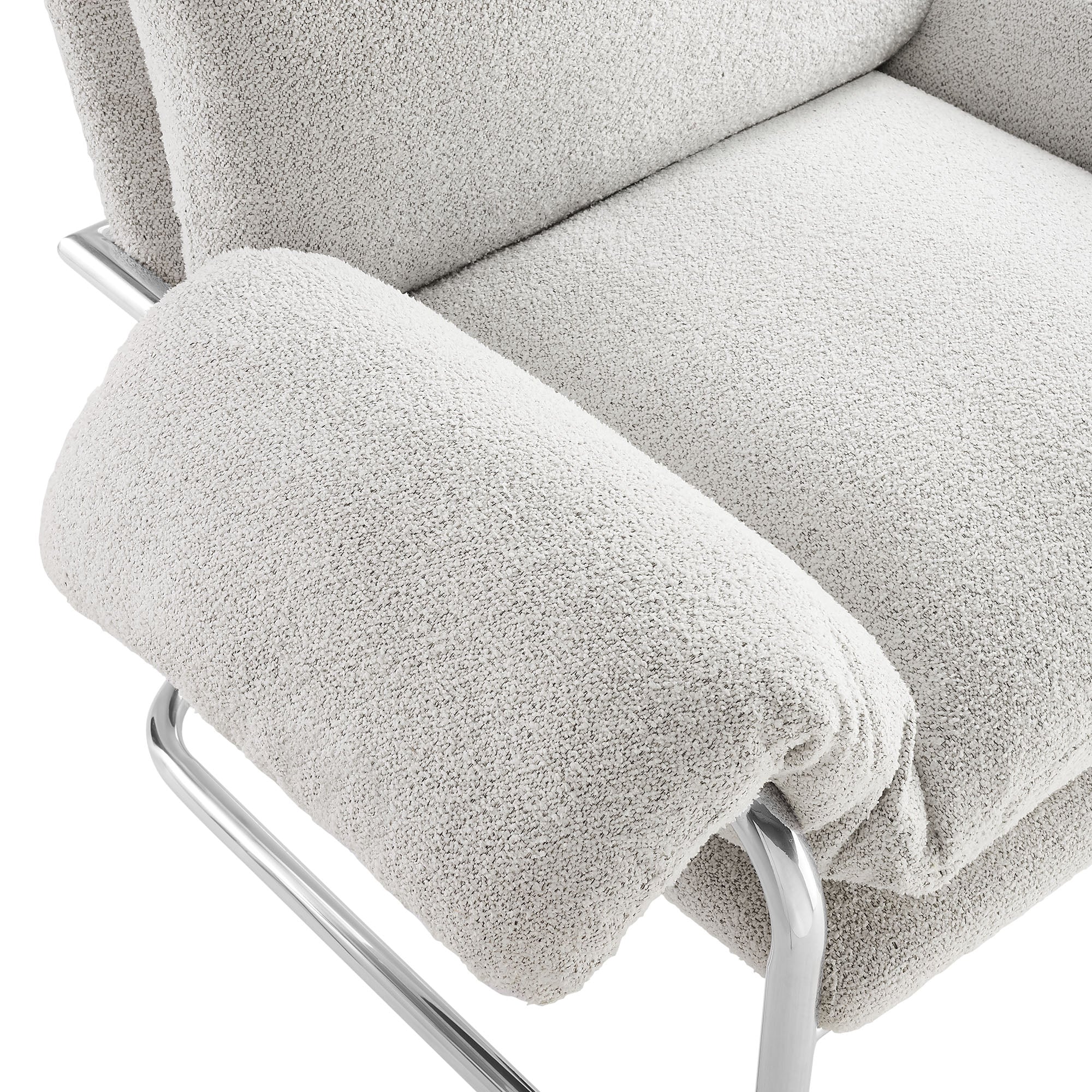 Modway Ansel Boucle Fabric Accent Chair