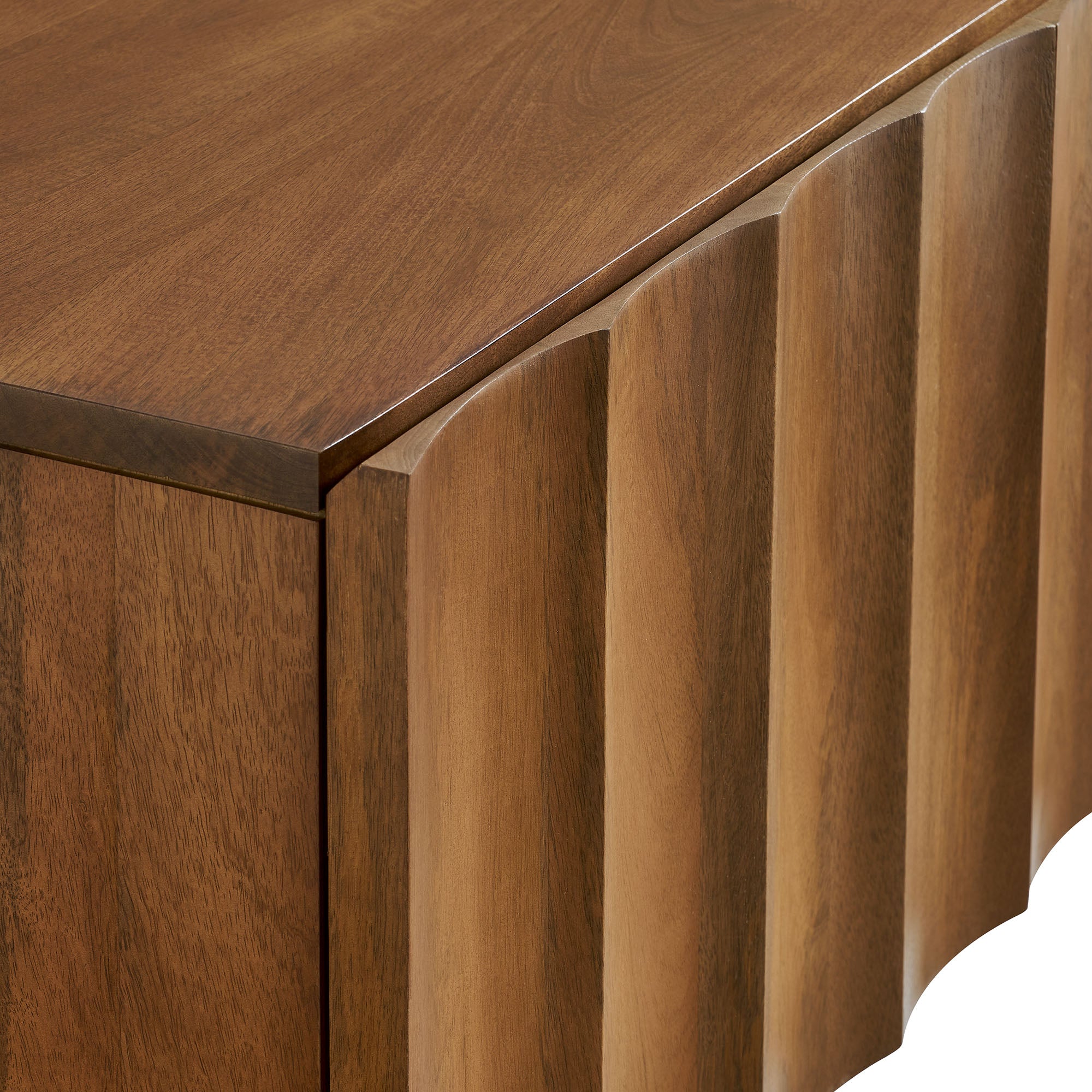 Modway Sorren Scalloped 54" Wood TV Stand