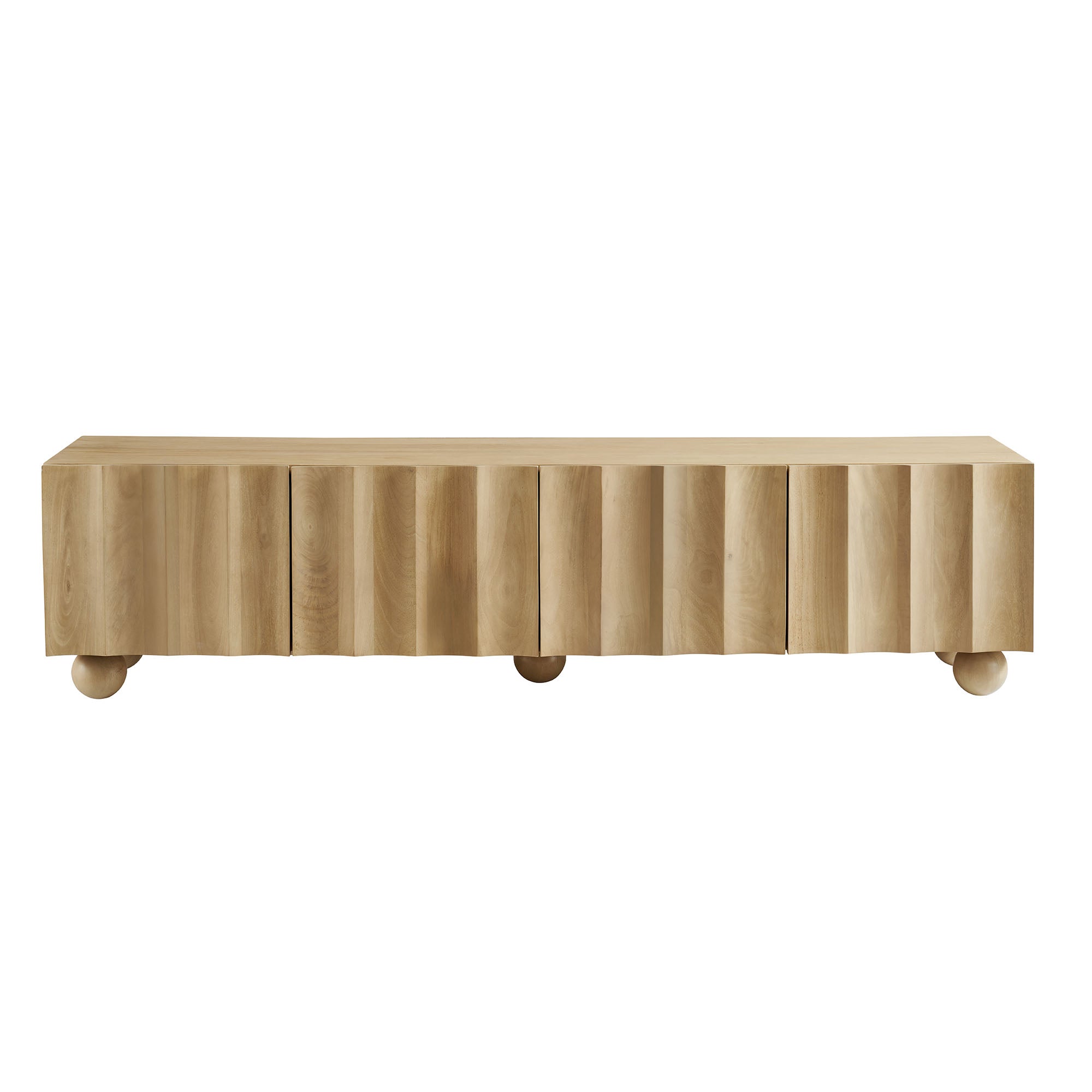 Modway Sorren Scalloped 71" Wood TV Stand