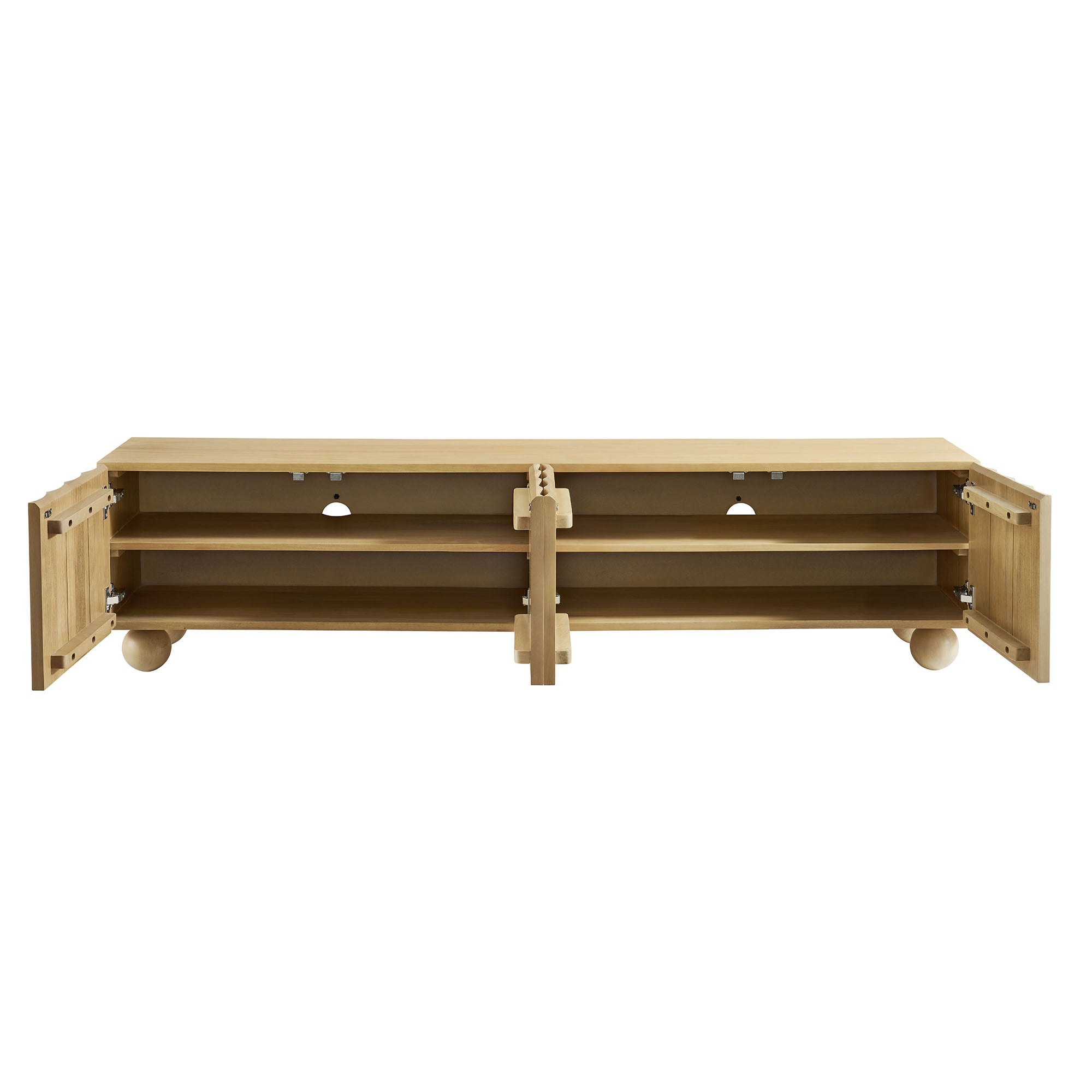 Modway Sorren Scalloped 71" Wood TV Stand