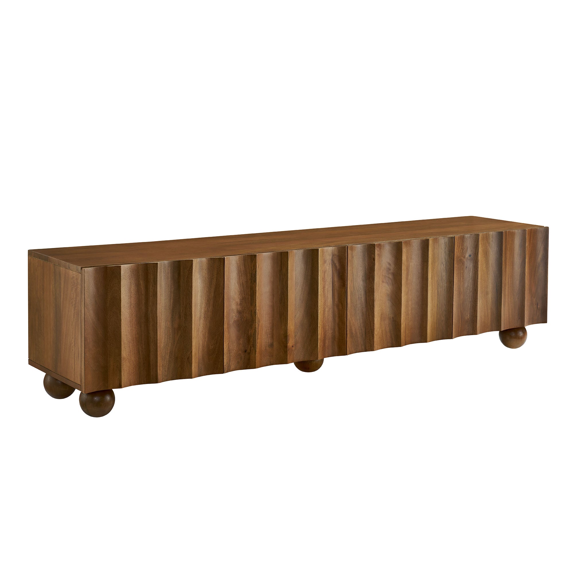 Modway Sorren Scalloped 71" Wood TV Stand