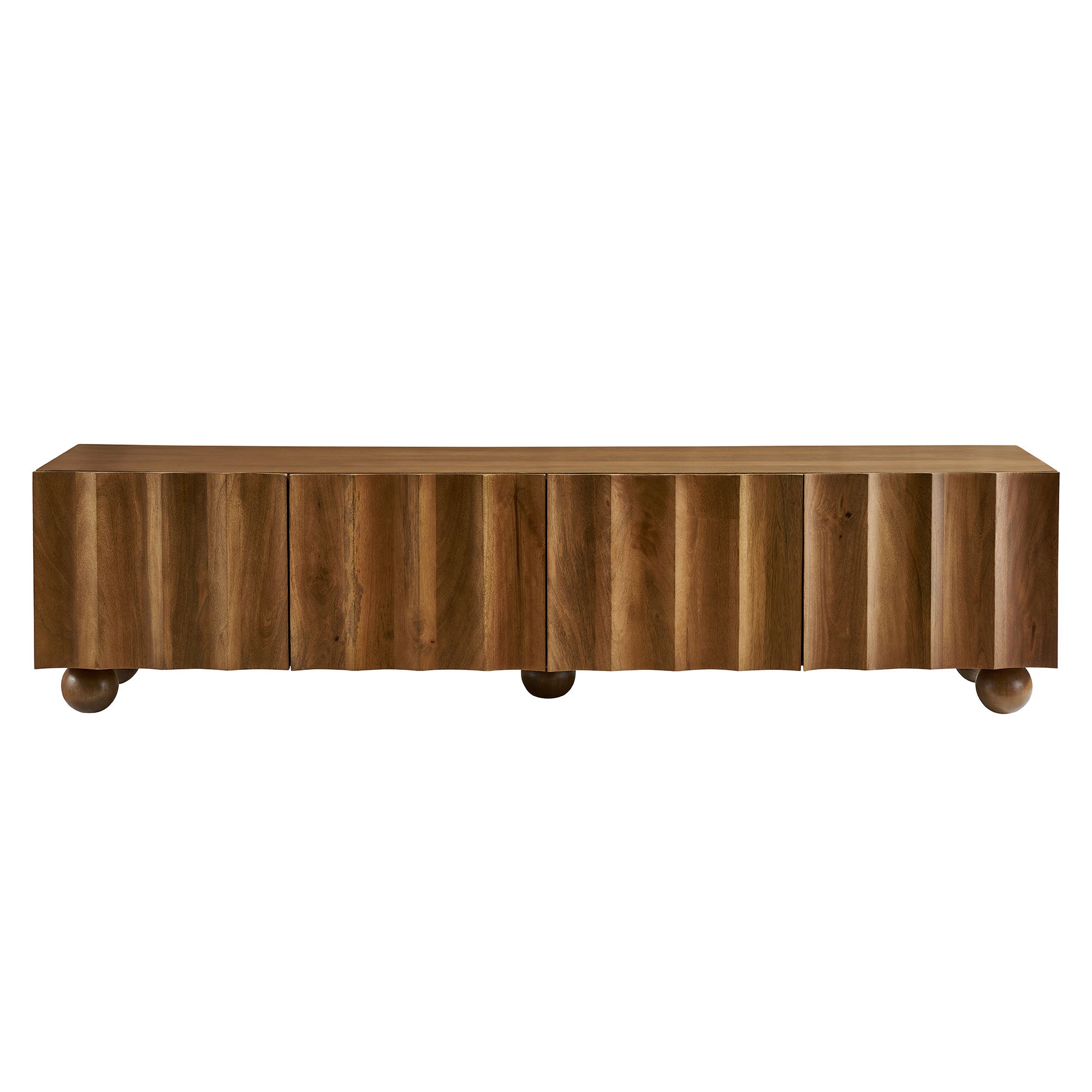 Modway Sorren Scalloped 71" Wood TV Stand