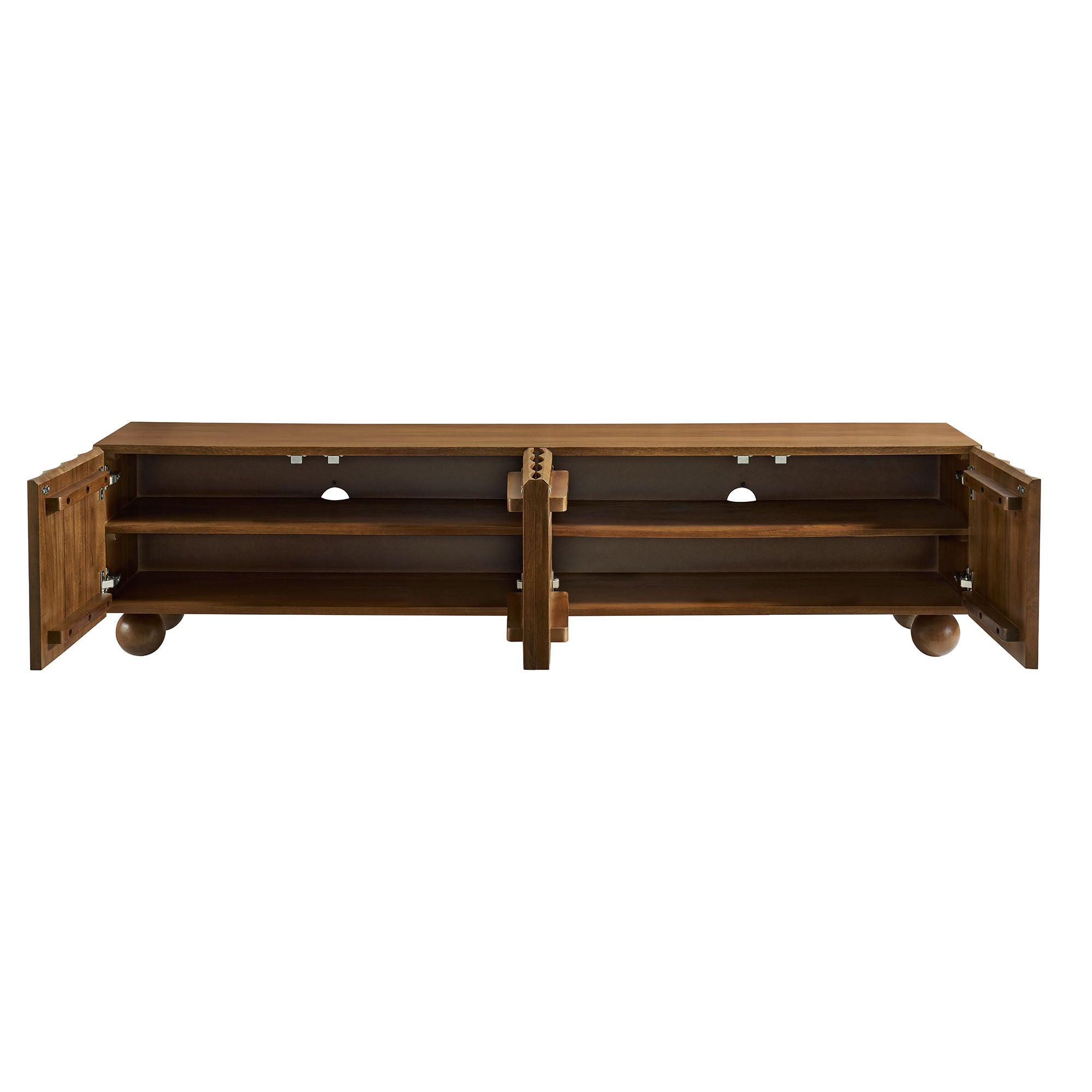 Modway Sorren Scalloped 71" Wood TV Stand