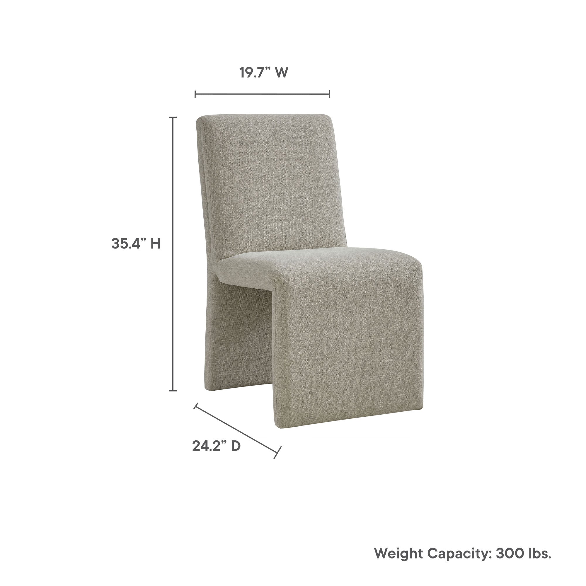 Modway Emory Fabric Upholstered Dining Side Chair