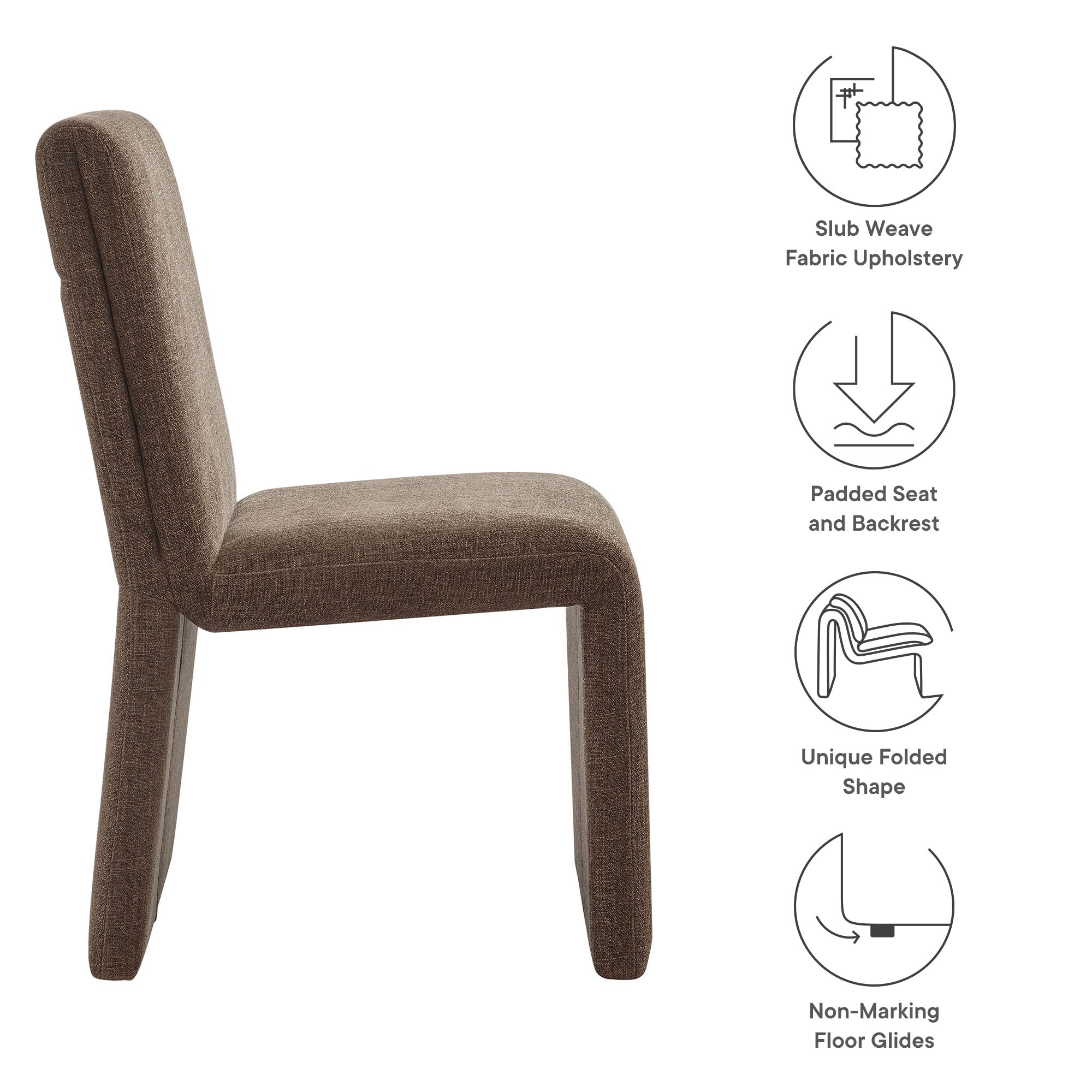 Modway Emory Fabric Upholstered Dining Side Chair