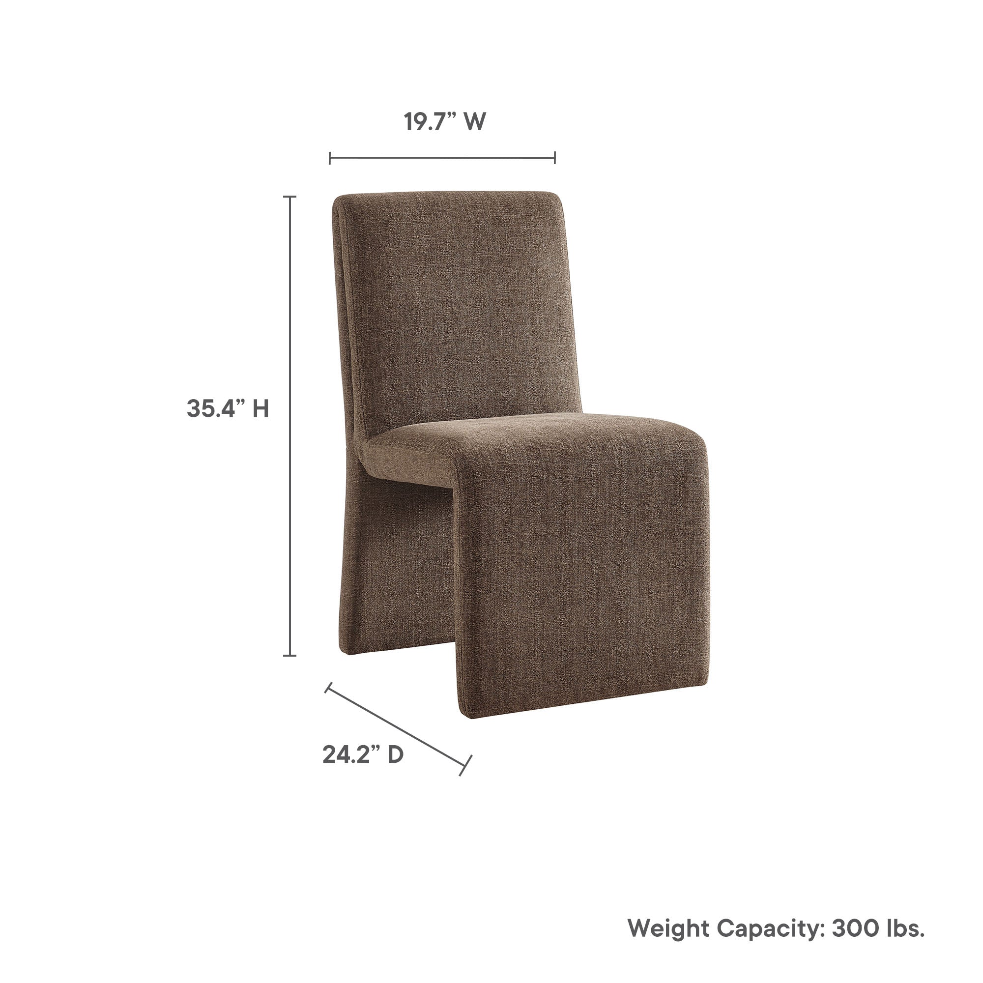 Modway Emory Fabric Upholstered Dining Side Chair