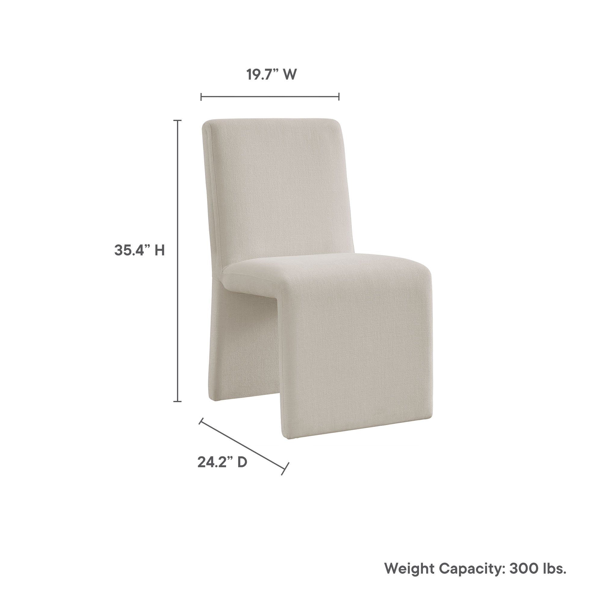 Modway Emory Fabric Upholstered Dining Side Chair