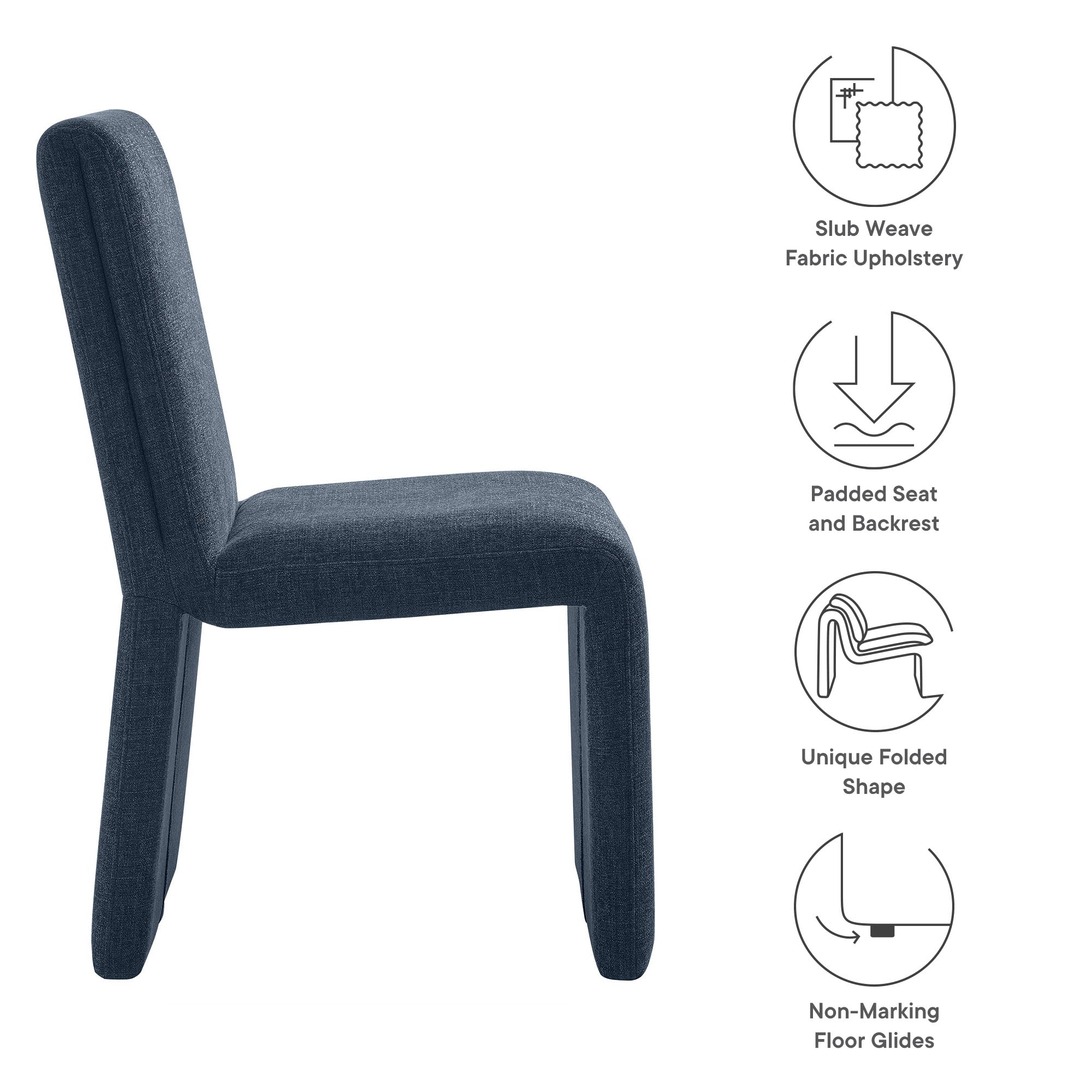 Modway Emory Fabric Upholstered Dining Side Chair