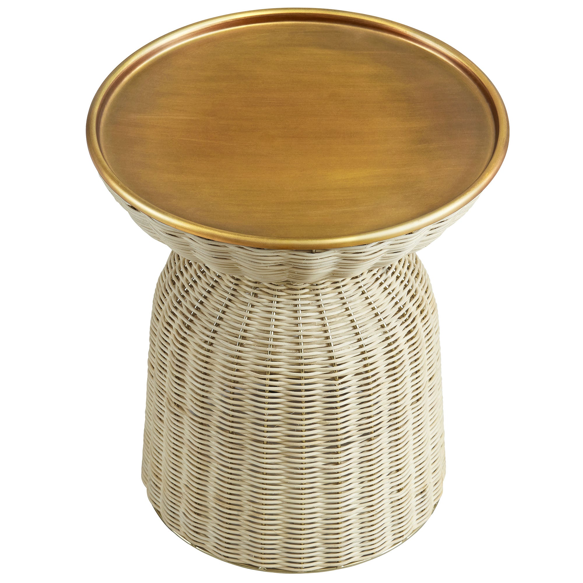 Modway Lazaro Round Rattan Side Table