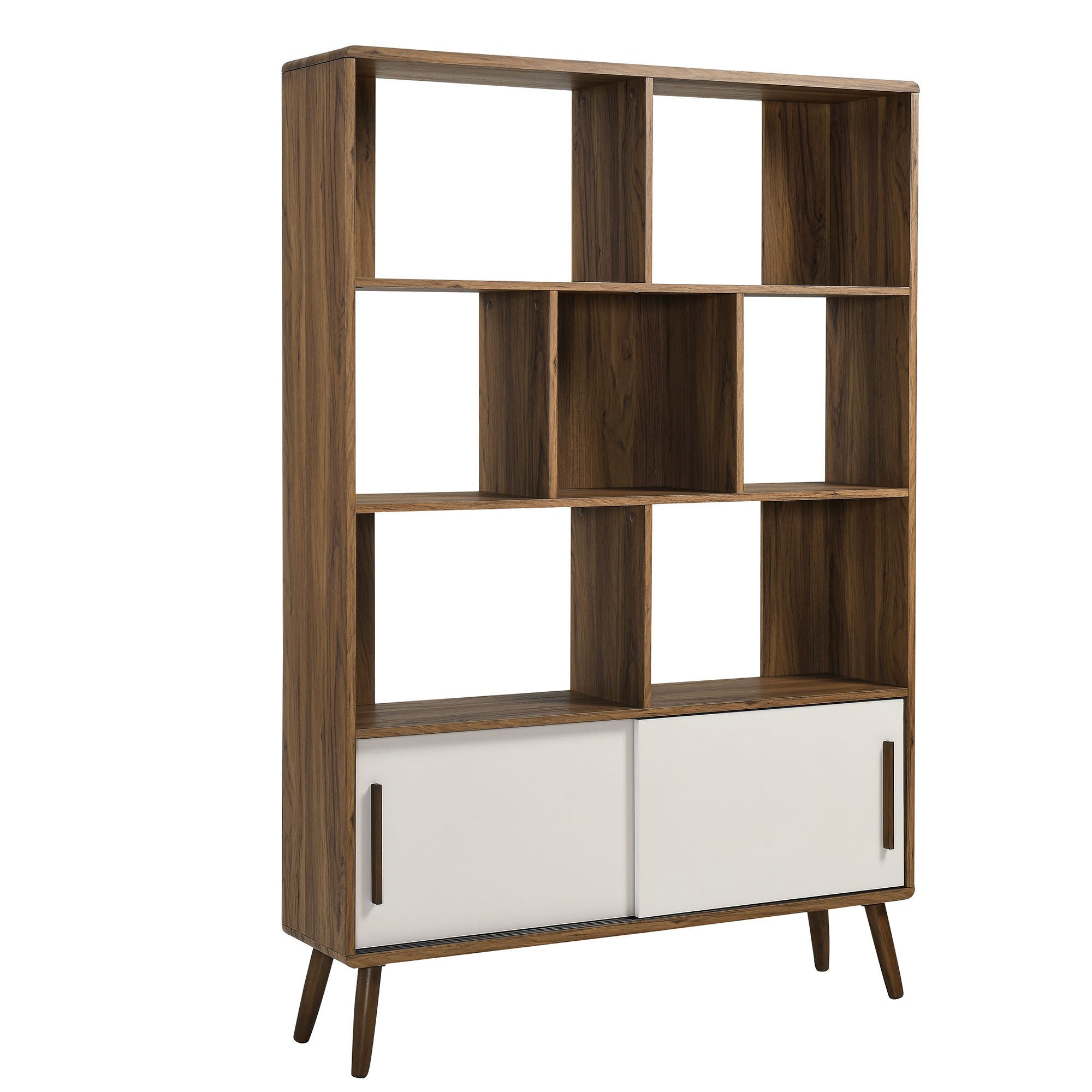 Modway Transmit 45" Bookcase with Sliding Doors