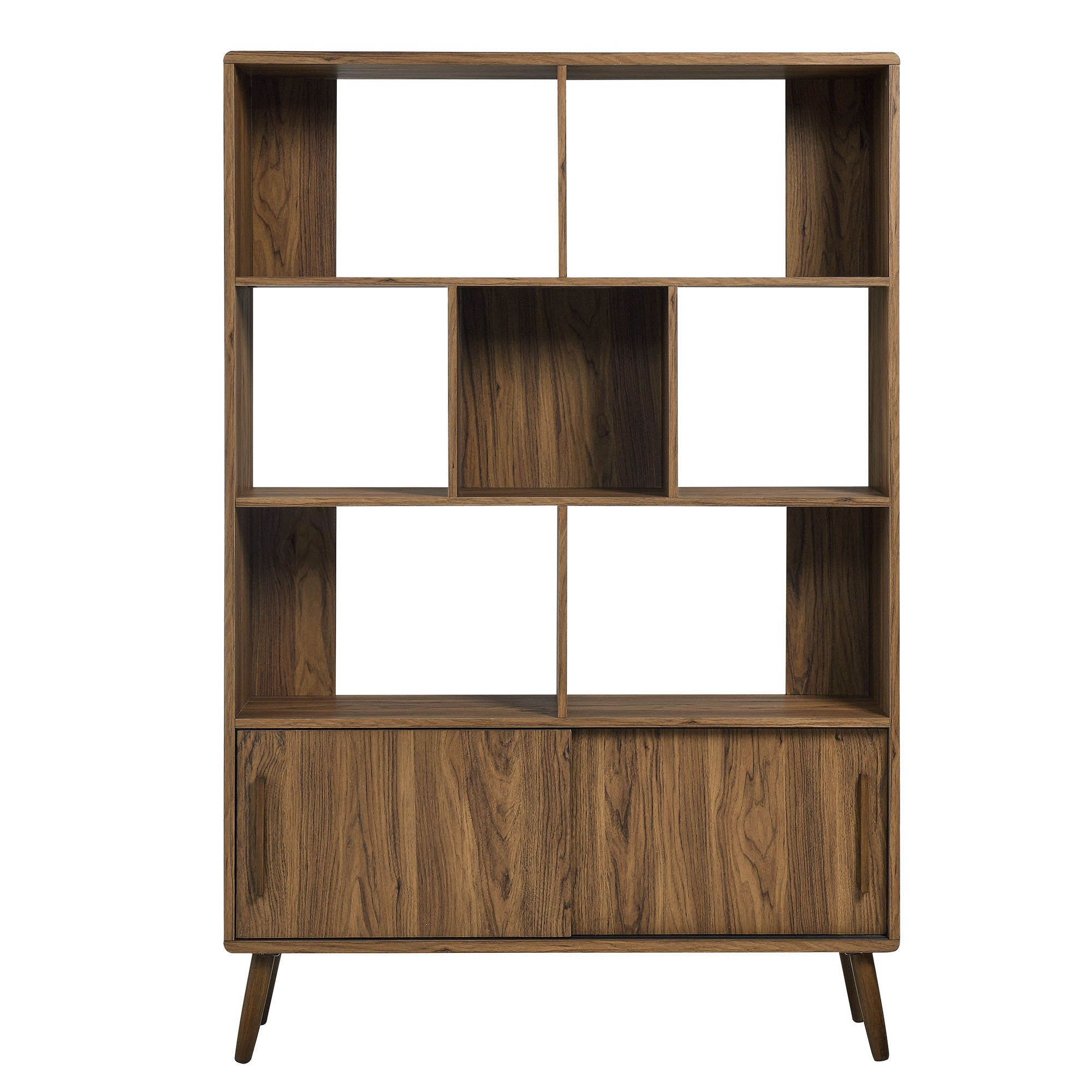 Modway Transmit 45" Bookcase with Sliding Doors