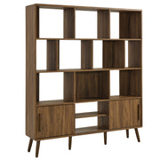 Modway Transmit 59" Bookcase with Sliding Doors