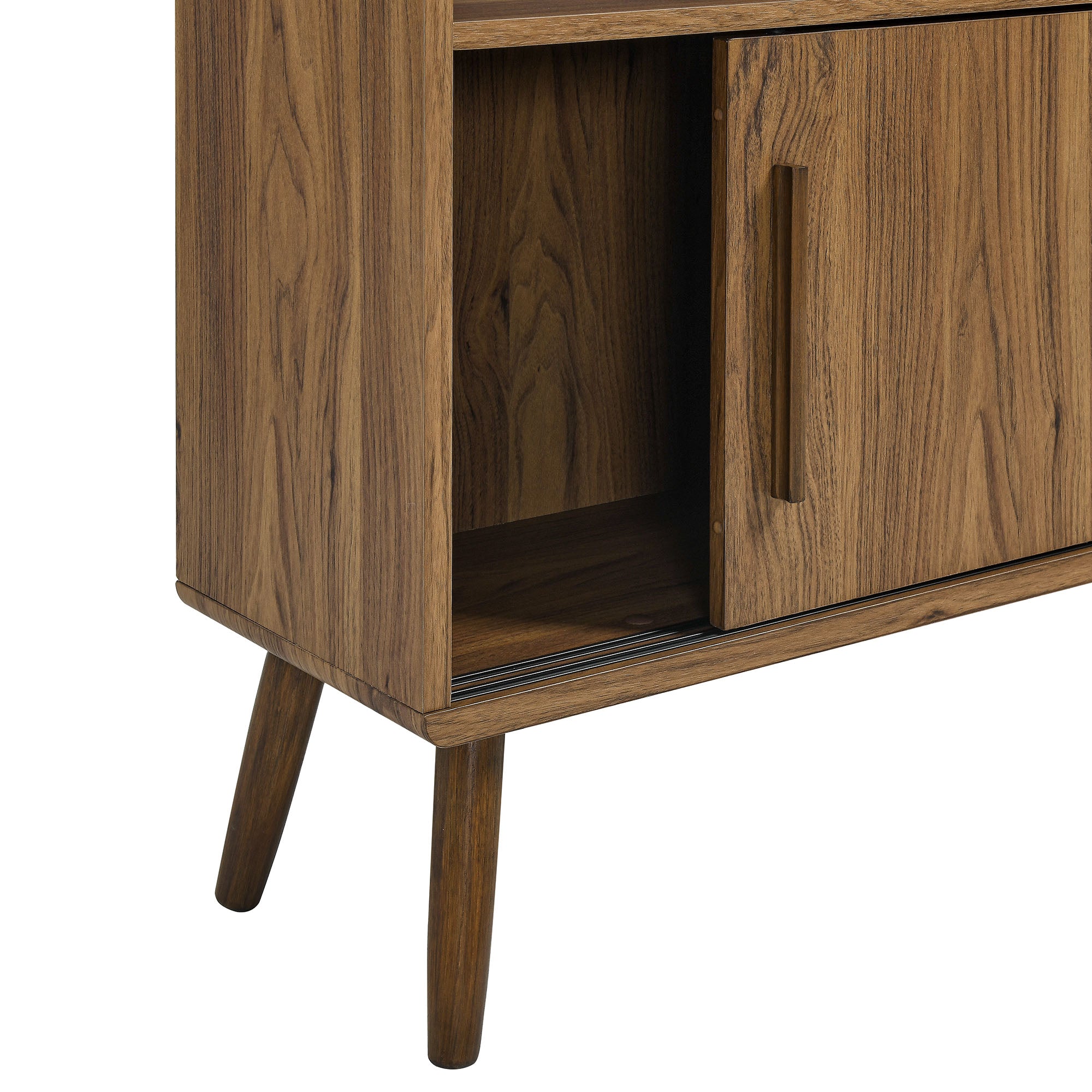 Modway Transmit 59" Bookcase with Sliding Doors
