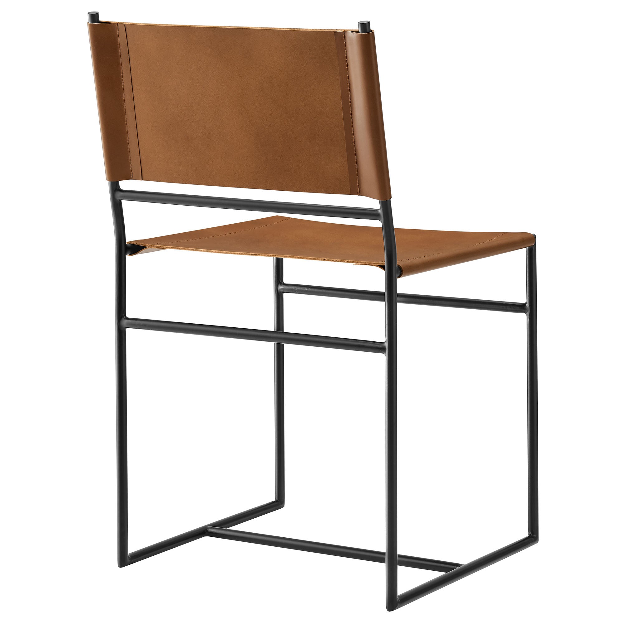 Modway Thatcher Leather and Metal Dining Chair